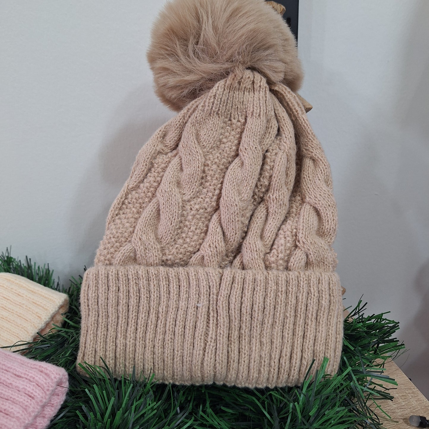 fleeced hat