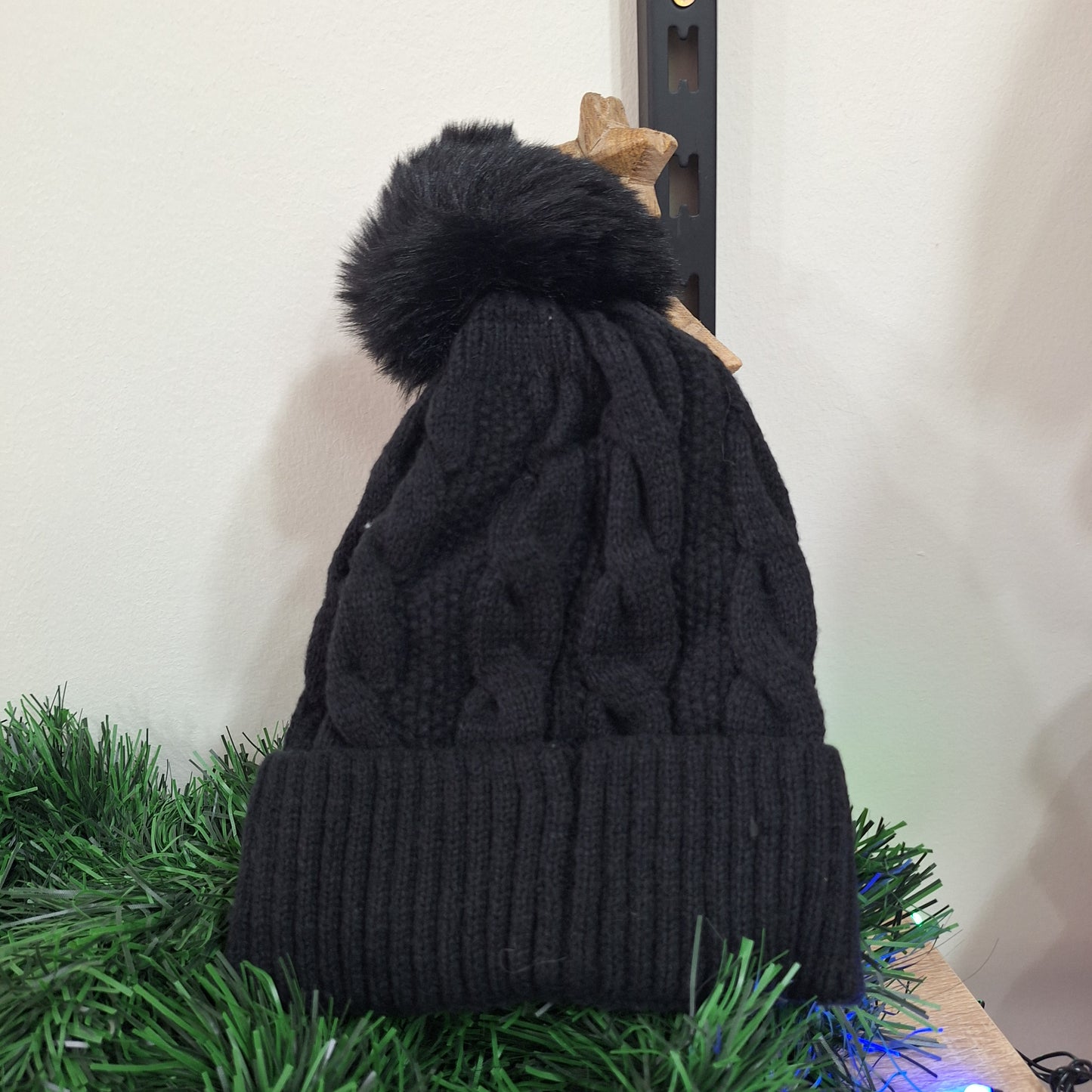 fleeced hat