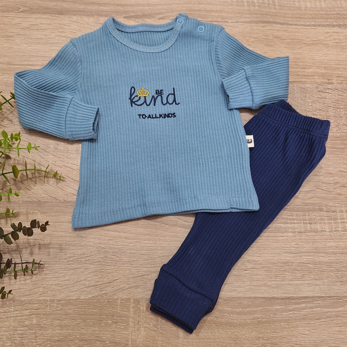 Be kind blue - cotton set