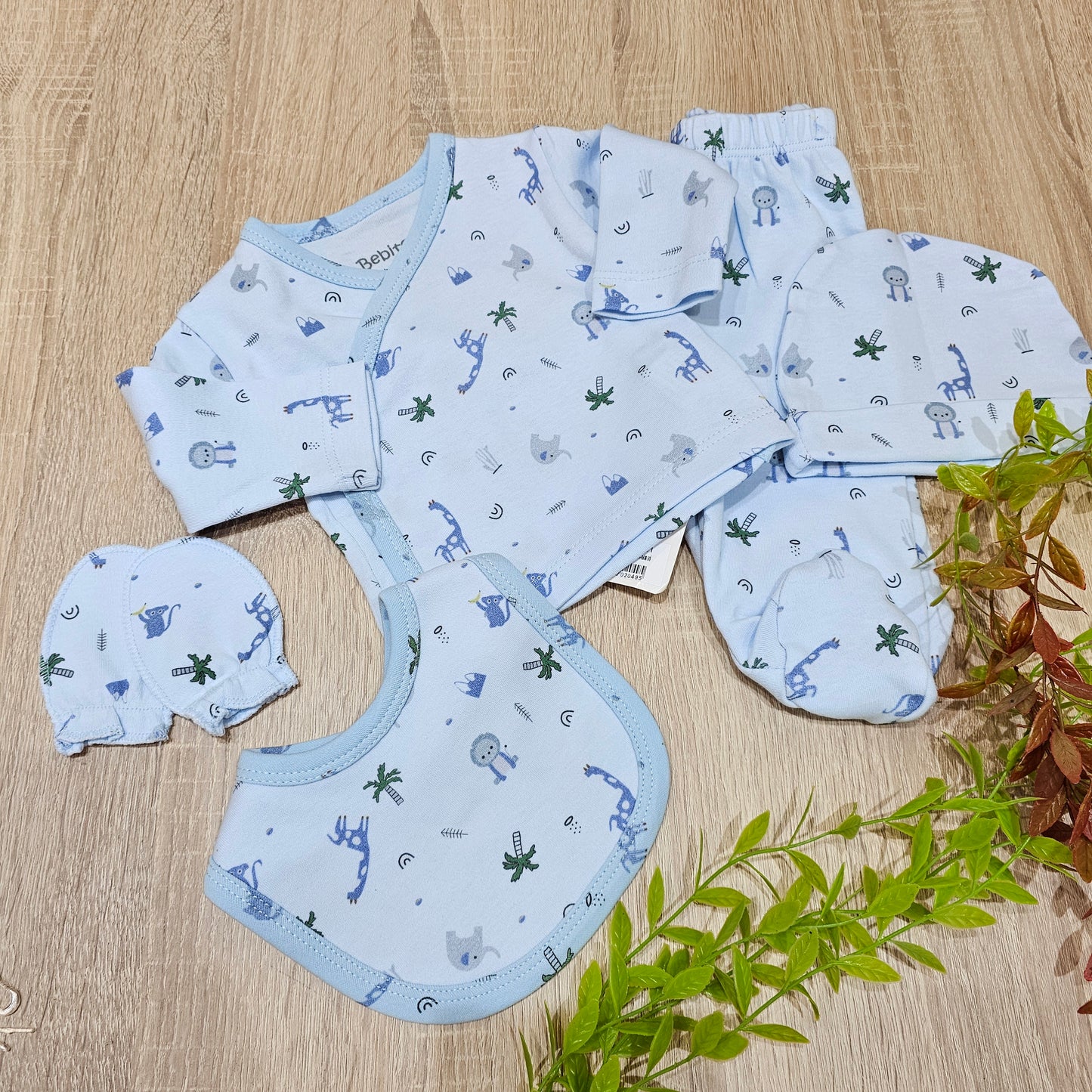Girafe cotton - 5 pieces hospital set