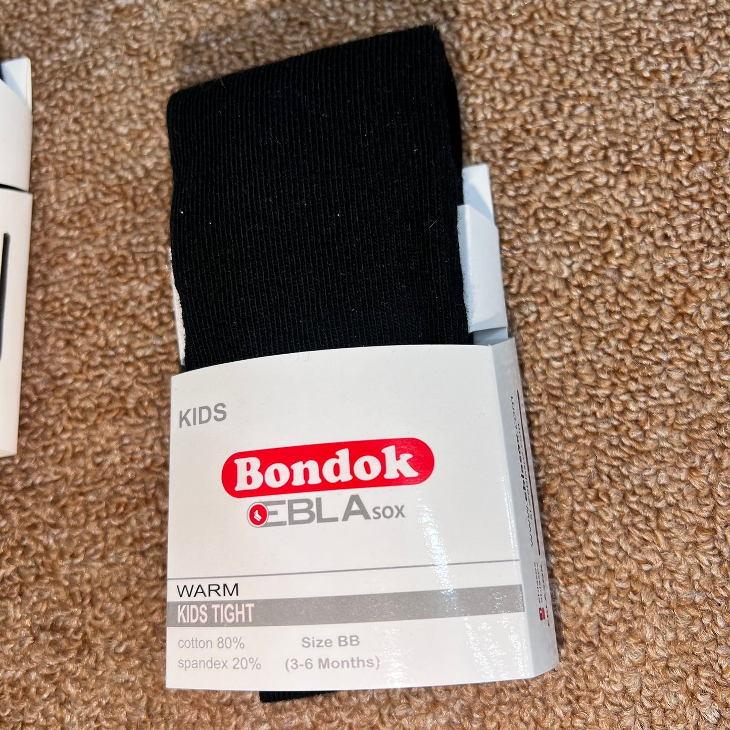 Cotton tights/ navy and black