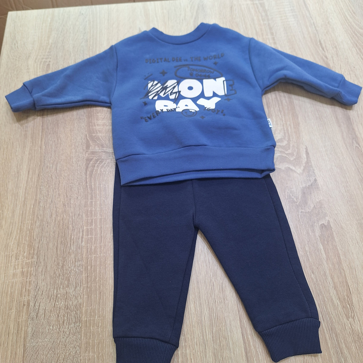 Monday fleece blue