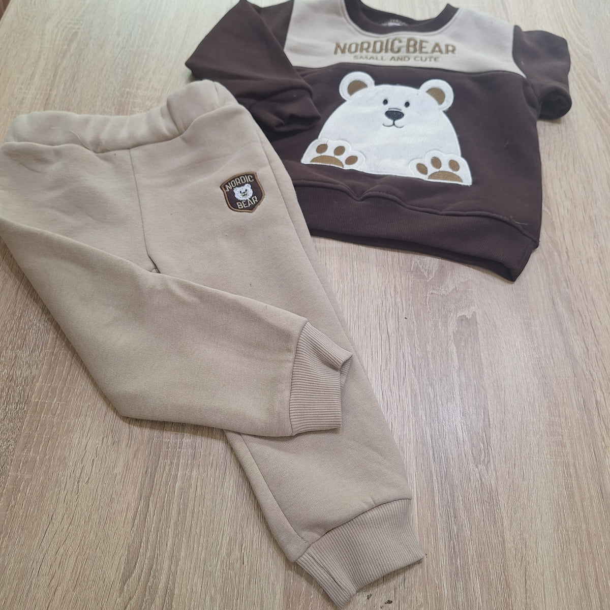 Nordic bear brown fleece