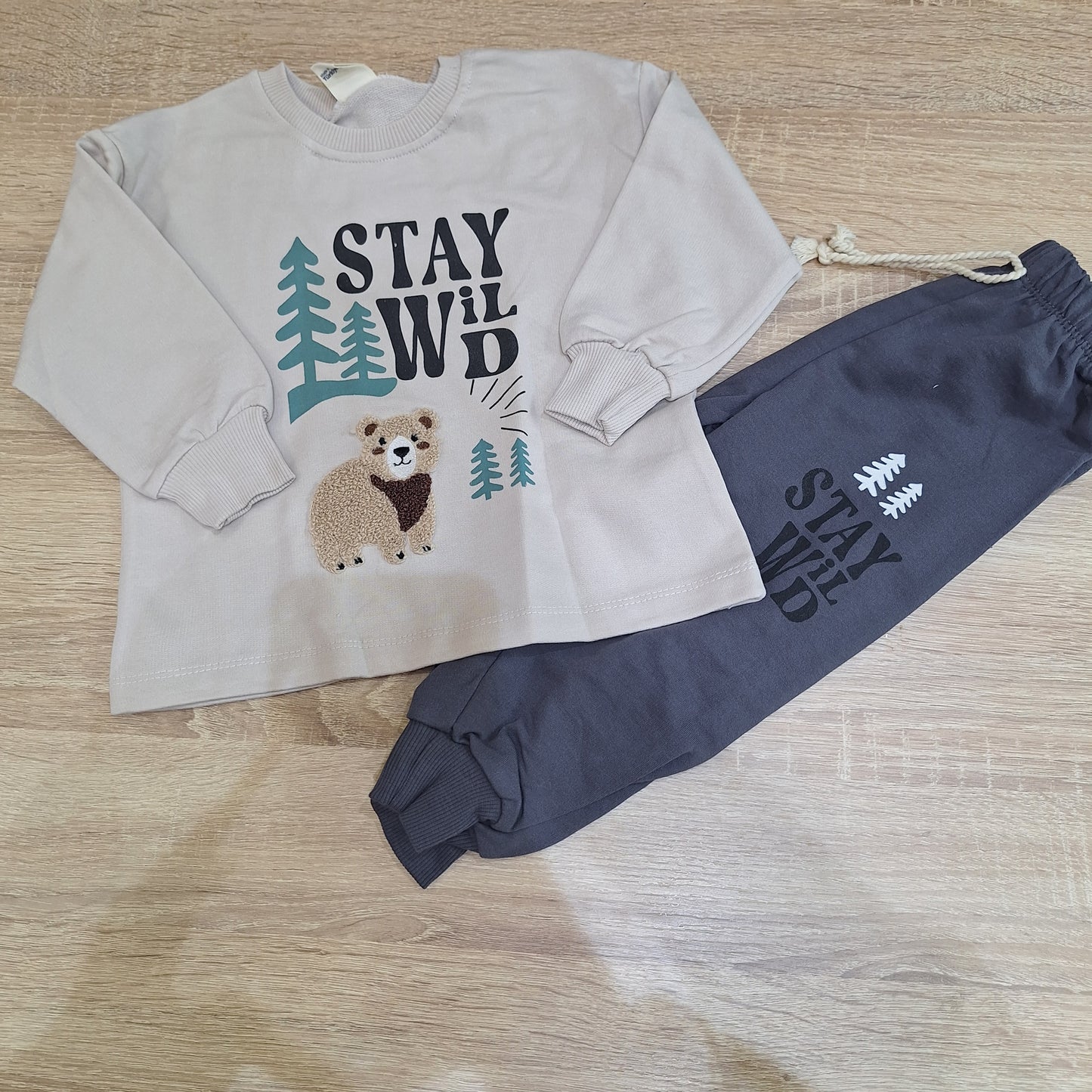 Set cotton stay wild navy