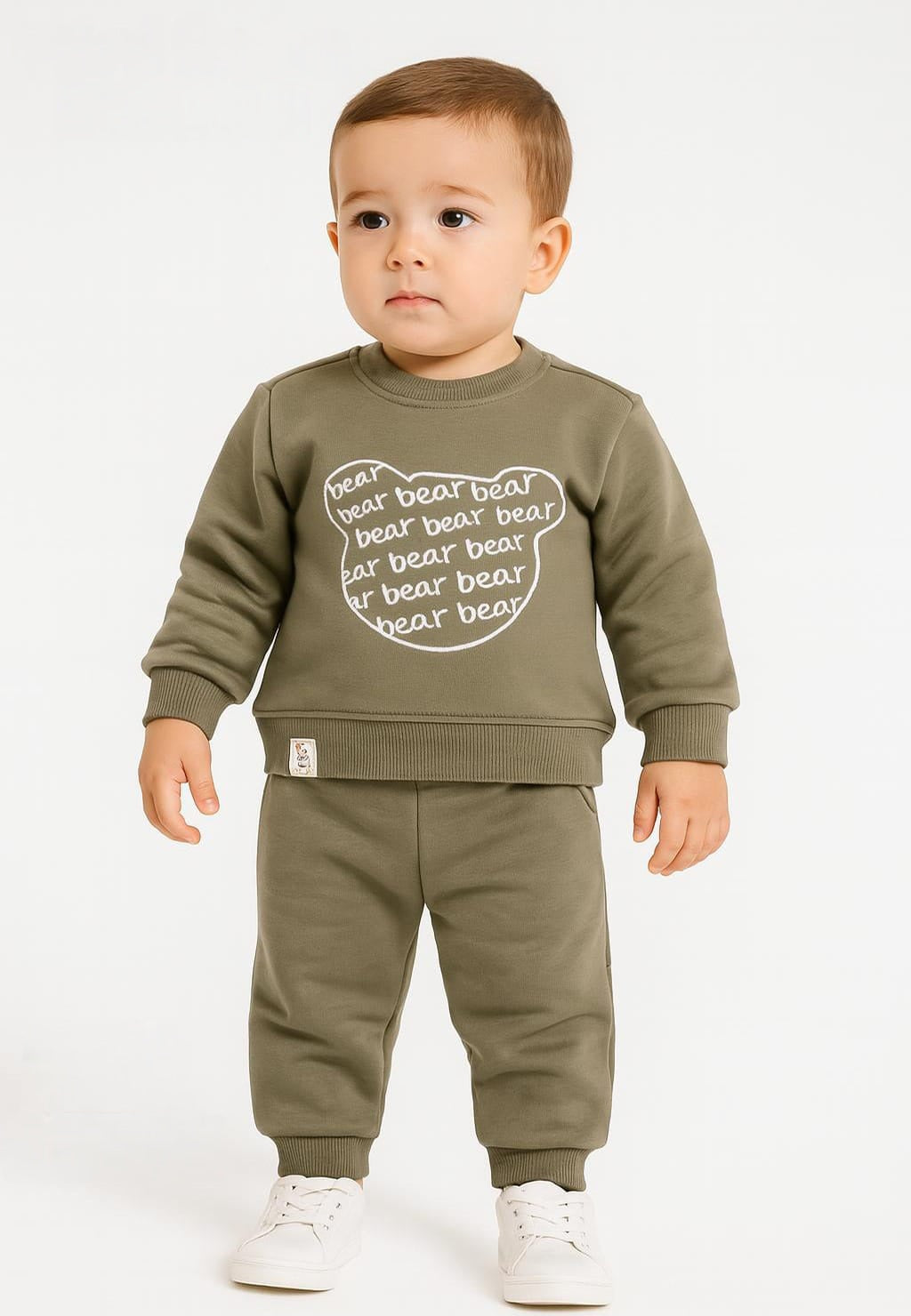 Bear green set - fleece