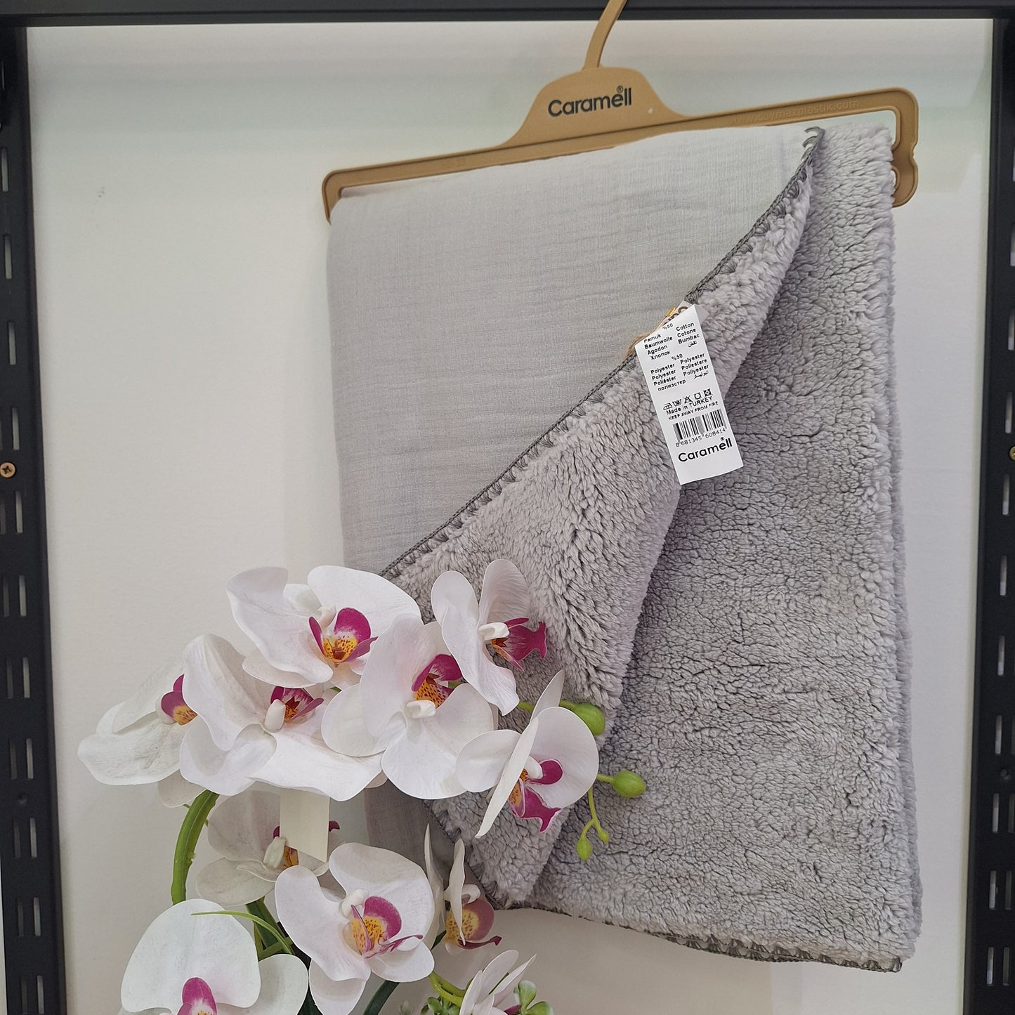 Caramell-Blancket grey