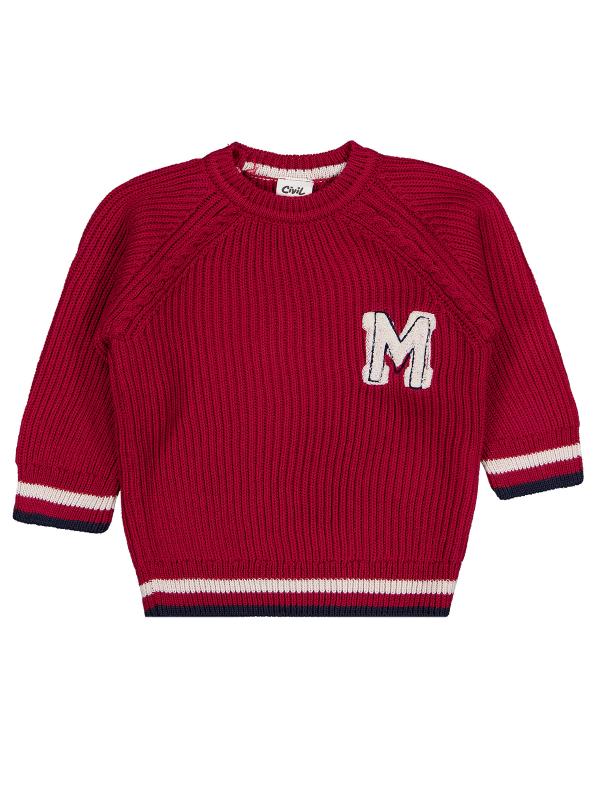 M-RED pullover