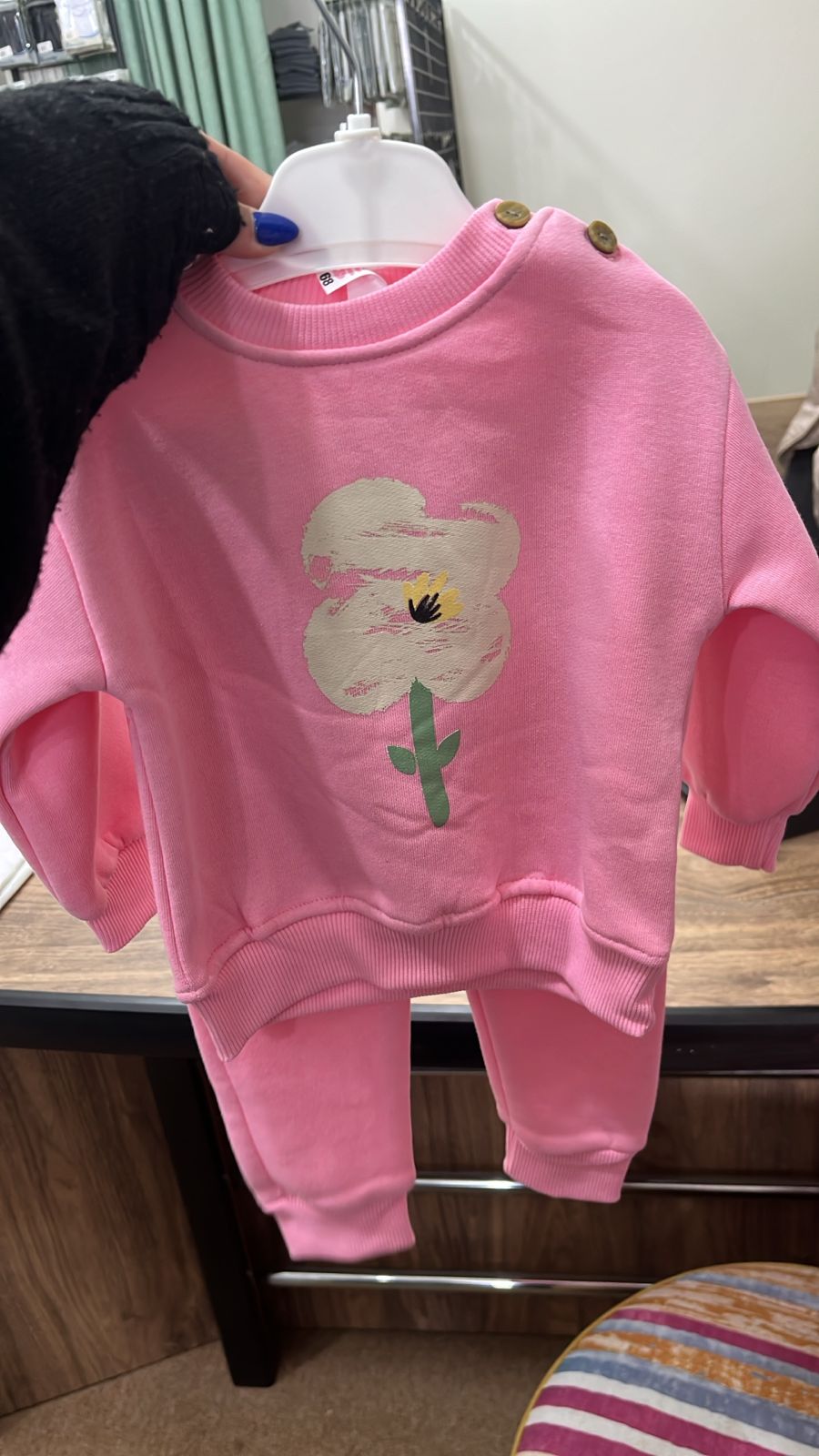 Tulip pink- fleece set