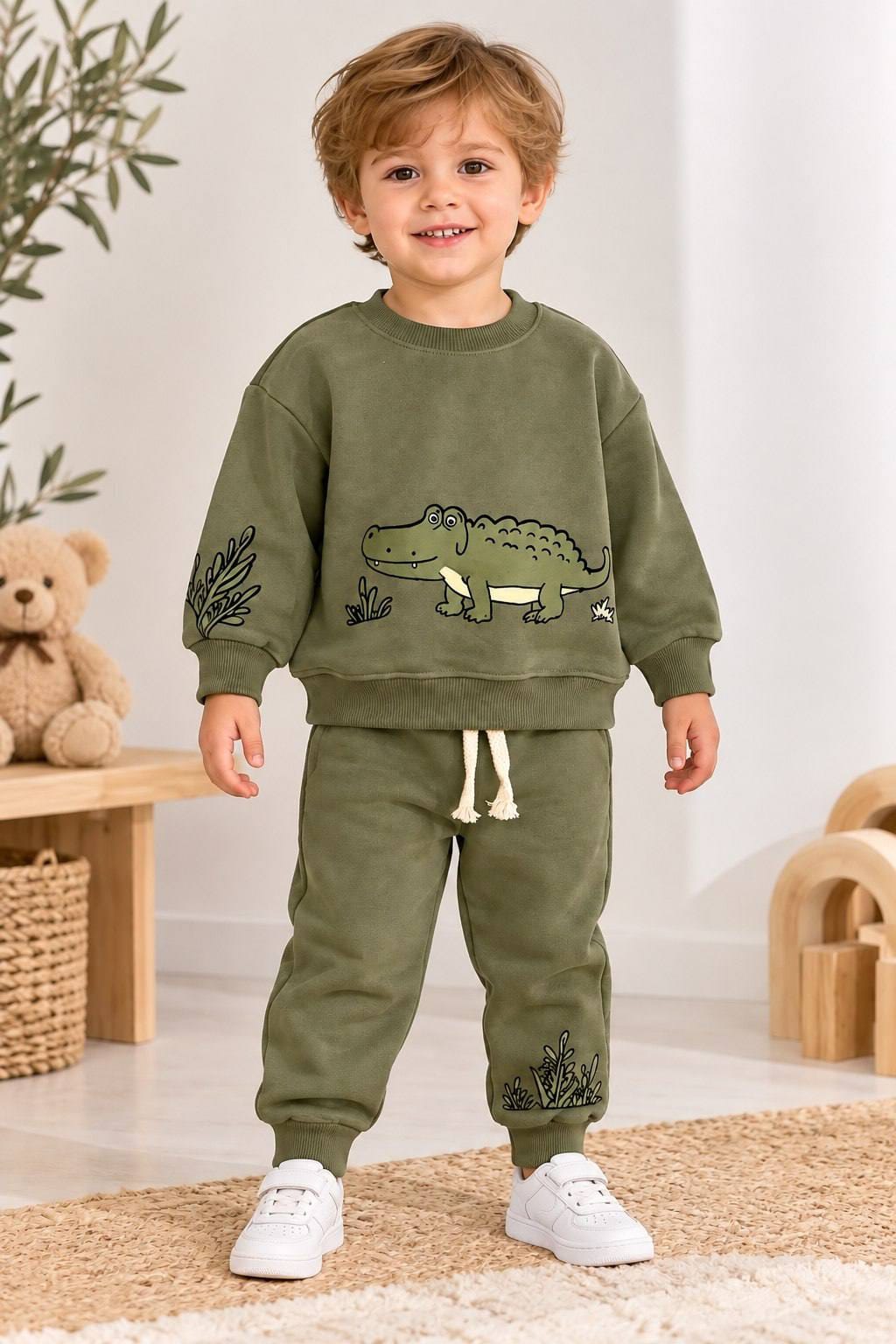 Croco green - cotton liliboom