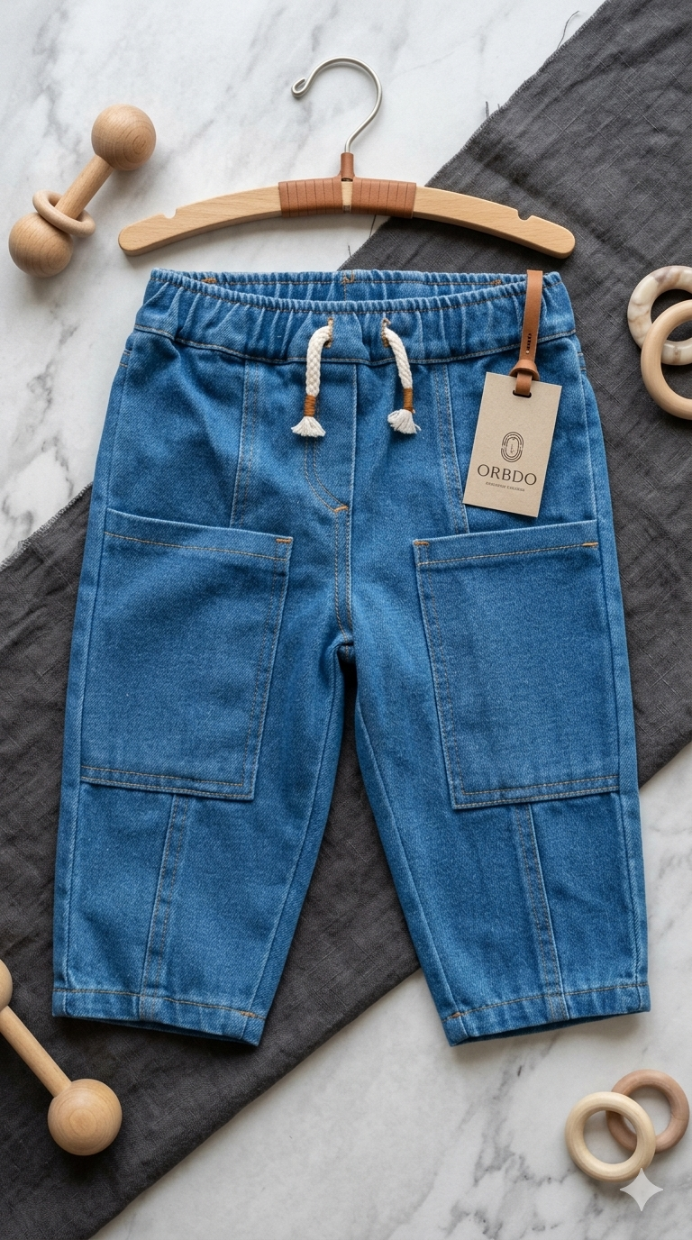 Blue Denim pant - overdo kids