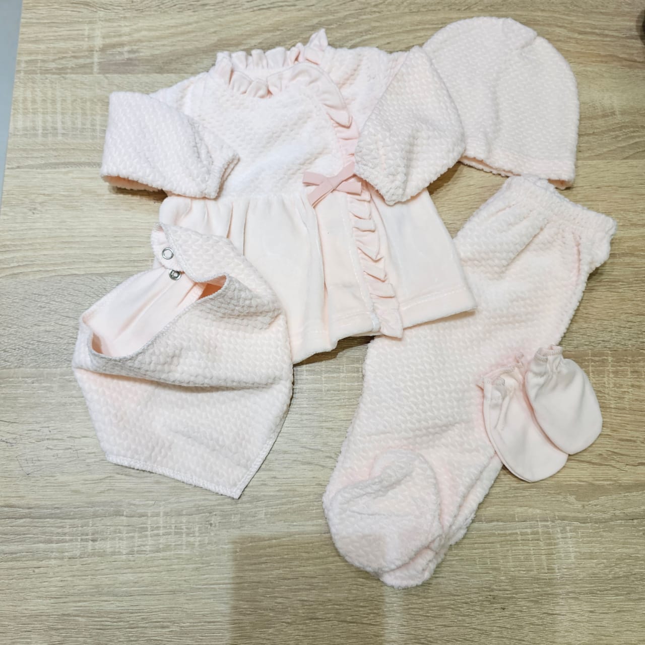 Classic pink - hospital set velvet