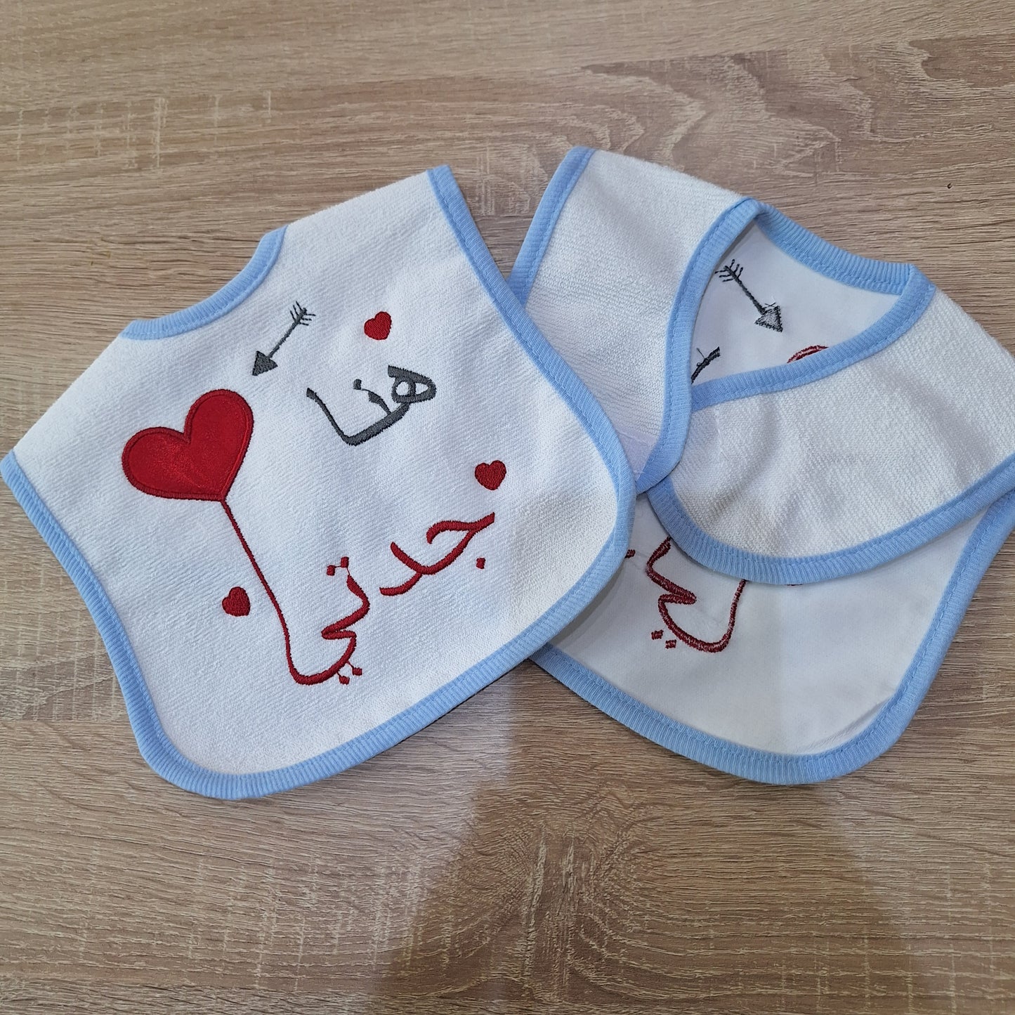 Grandma blue - bib ( bavette )