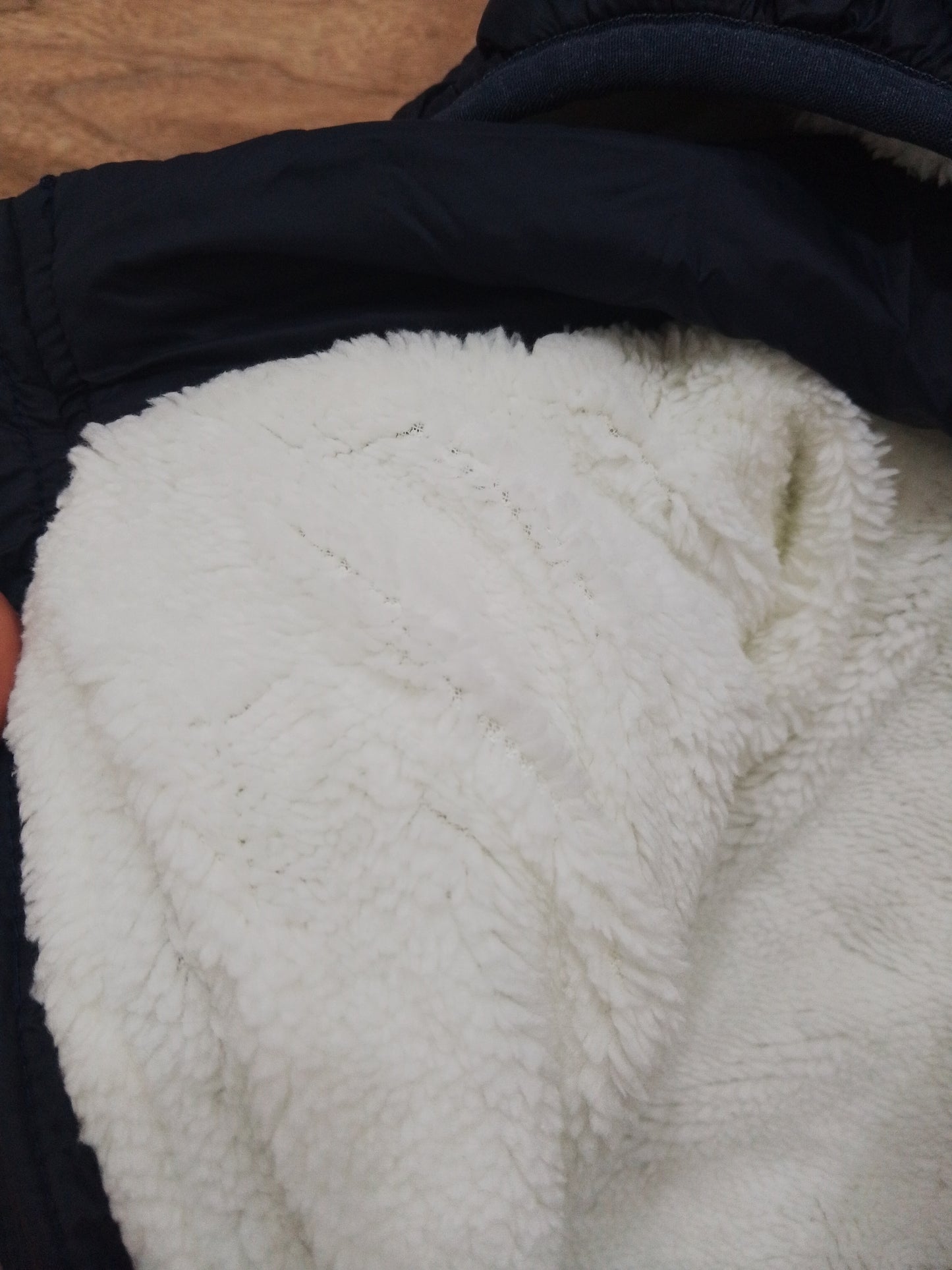 Anorak navy big - fleece inside