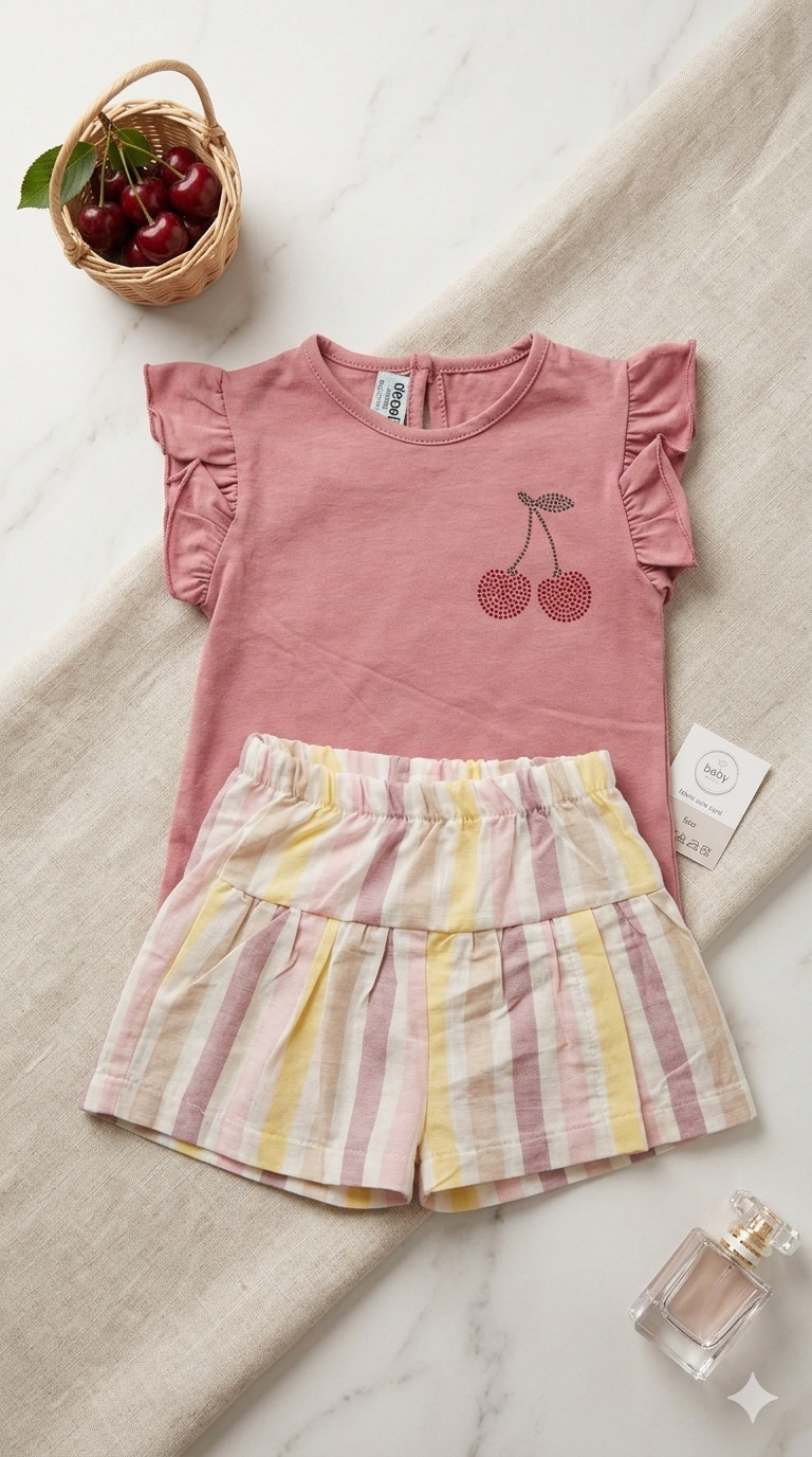Cotton set cherry