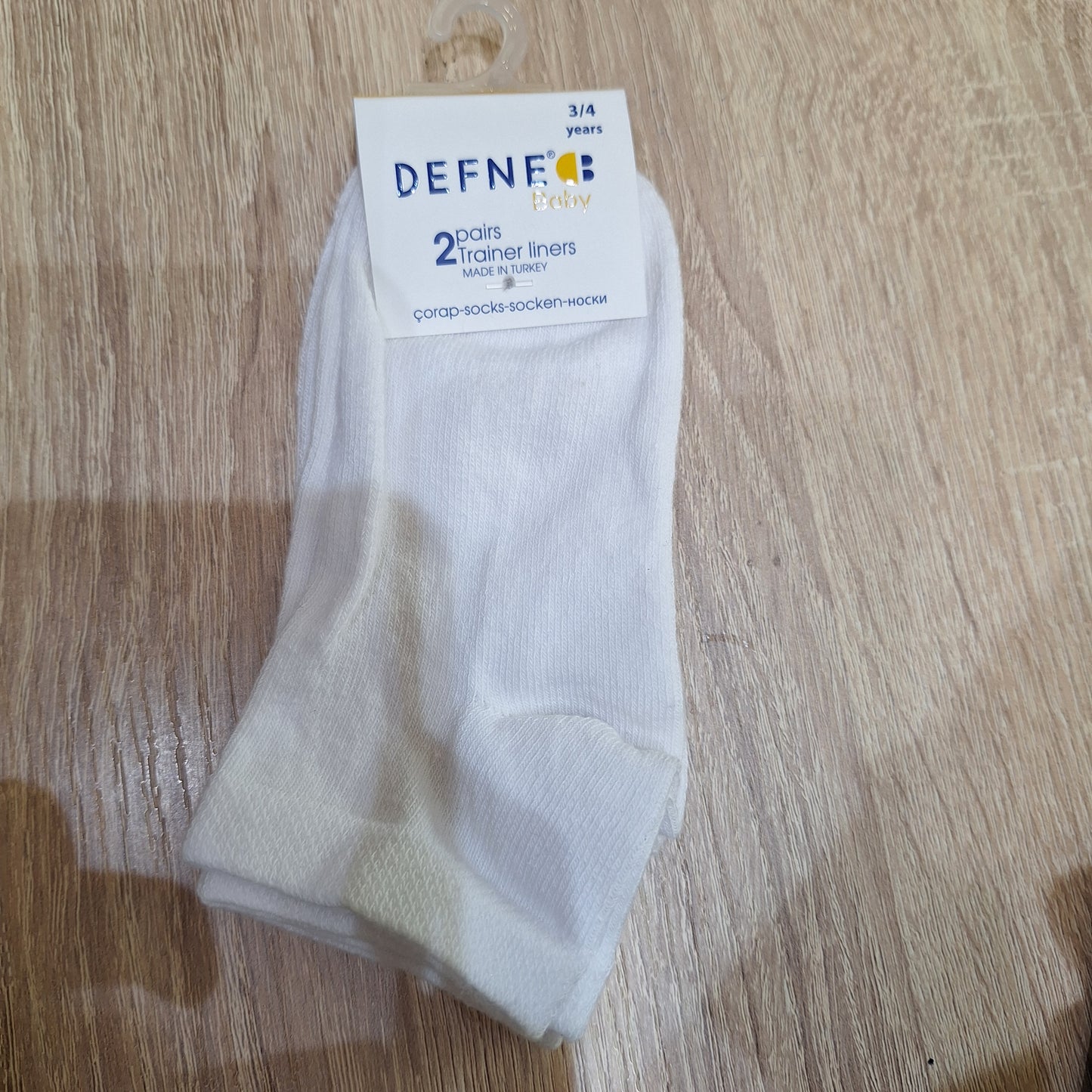 Defen socks 001_23 white 2 pairs