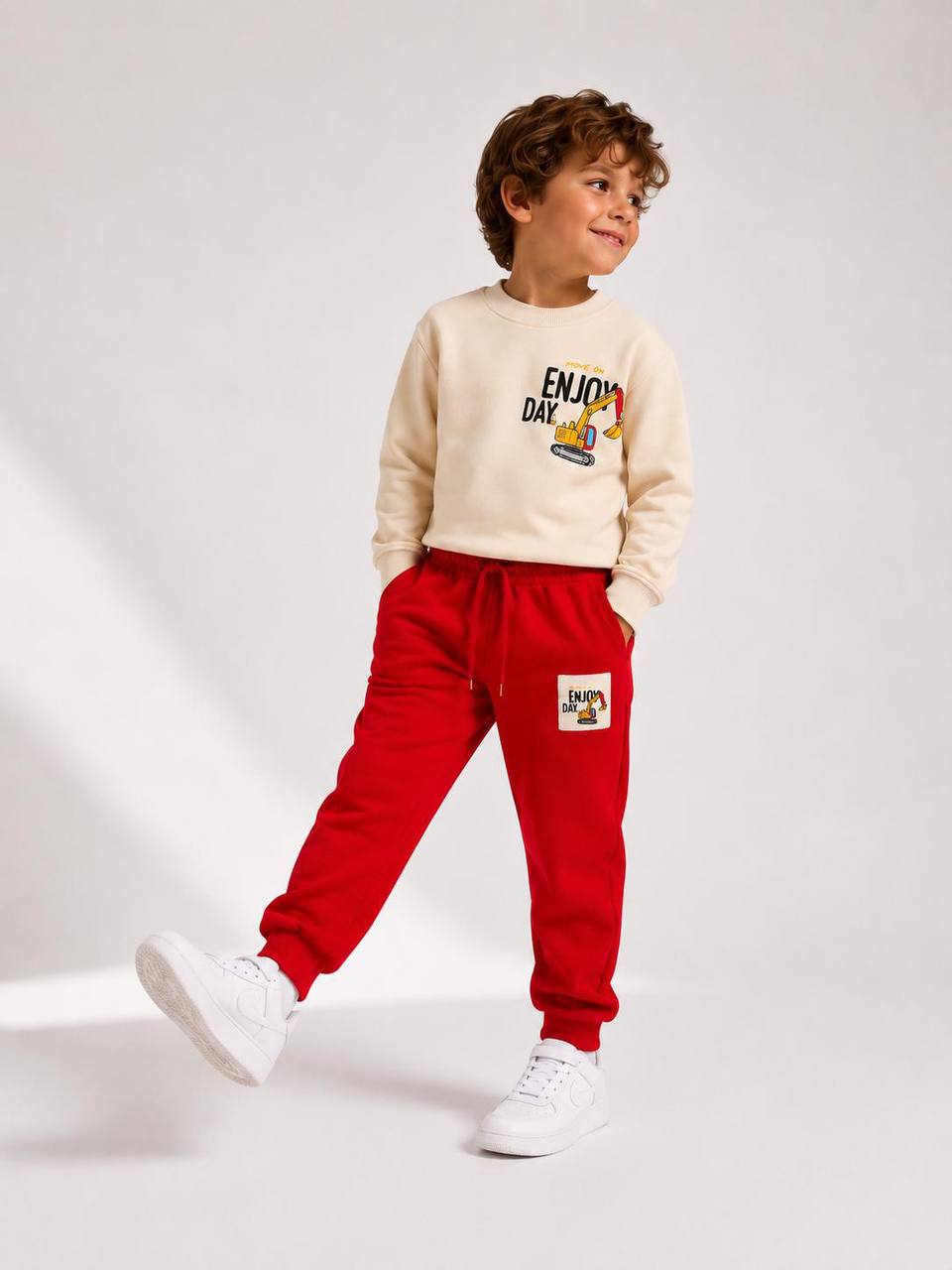Truck Red- Cotton Set