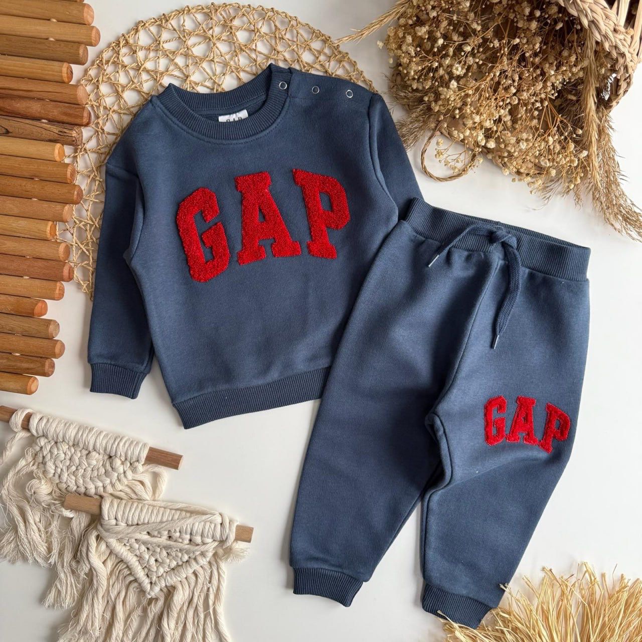 Gap navy blue set cotton