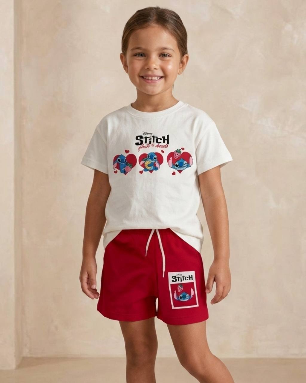 Stitch Red Set - Cotton Set