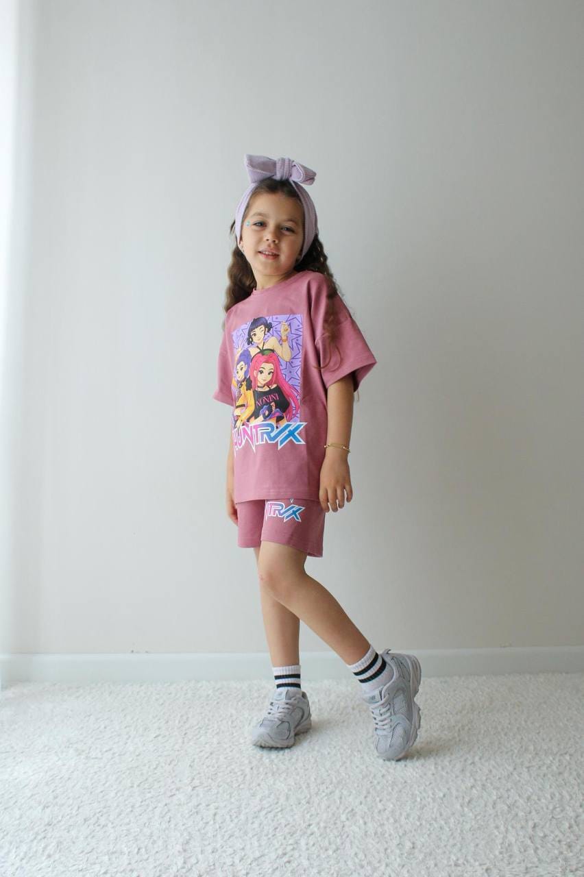 Huntrix purple set _jeliboom