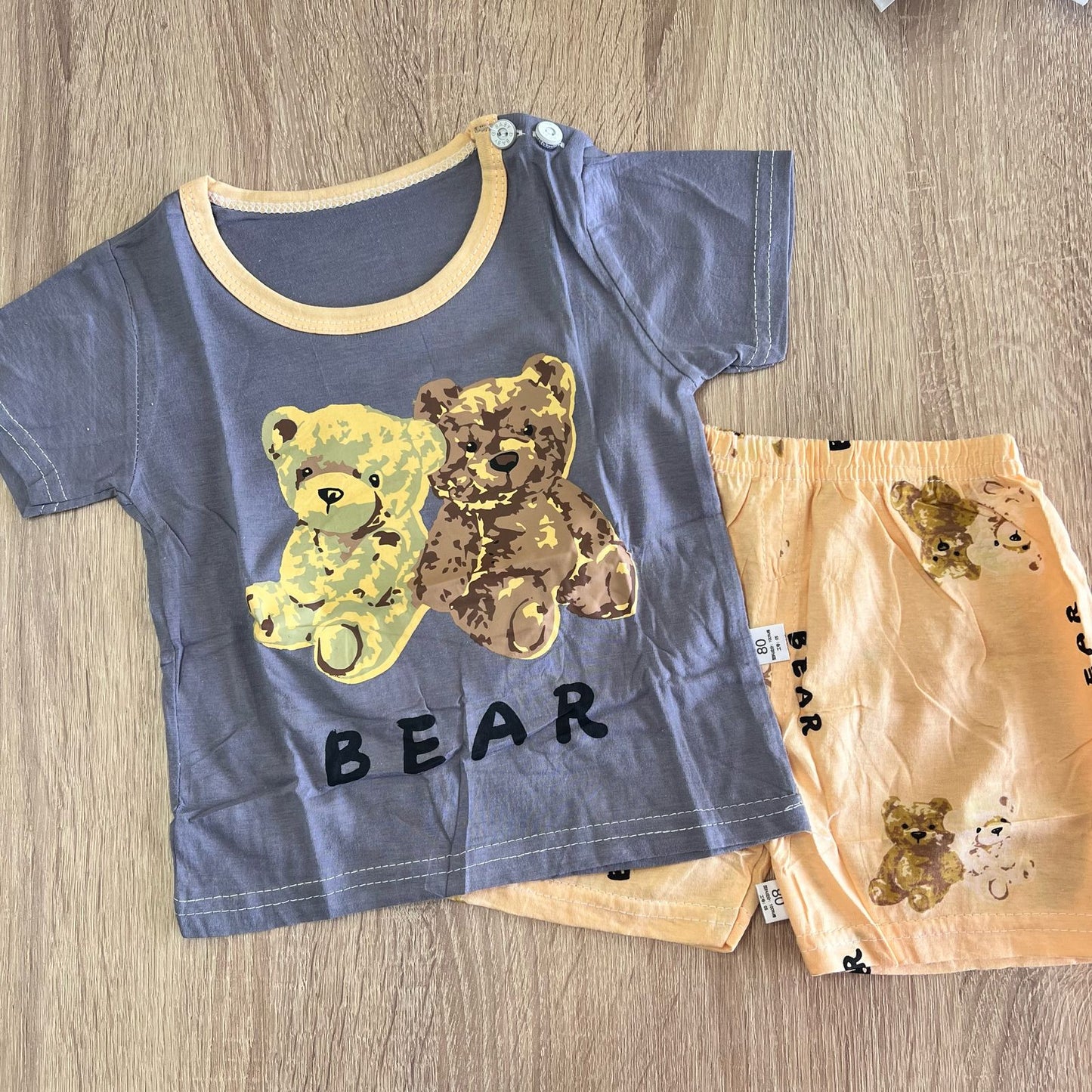 Teddy bear / pjs cotton