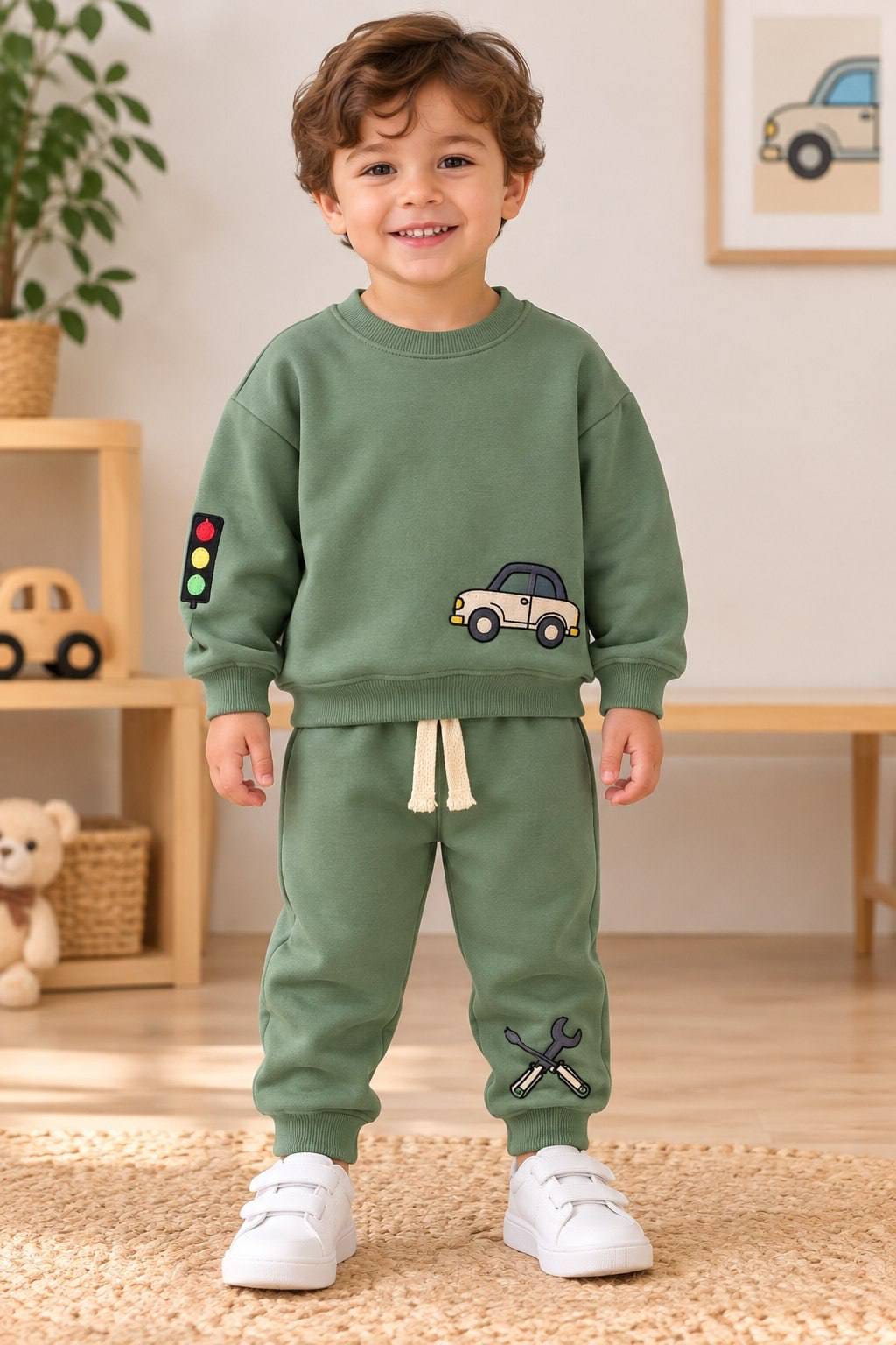 Car repair Green - cotton liliboom