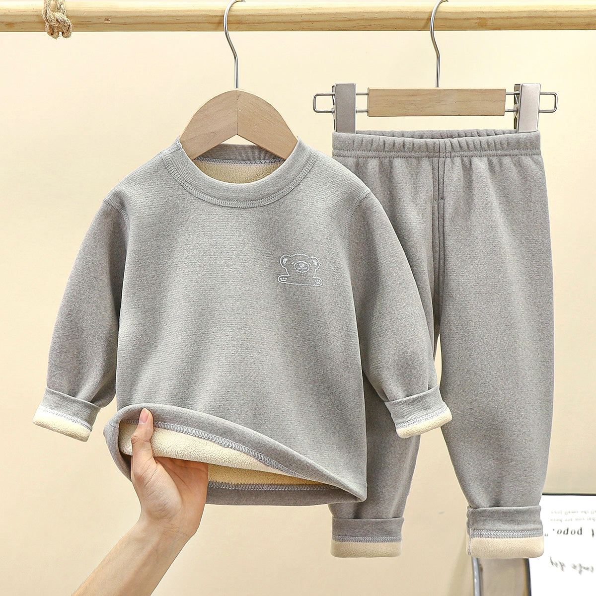 Pyjama polaire grey