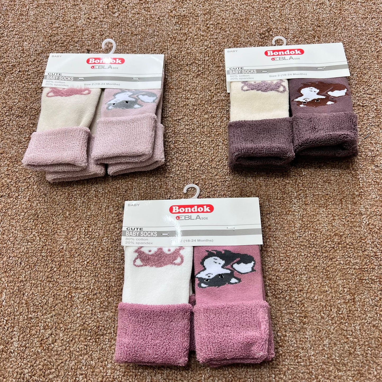 Ecureill socks / 2 in 1 pack