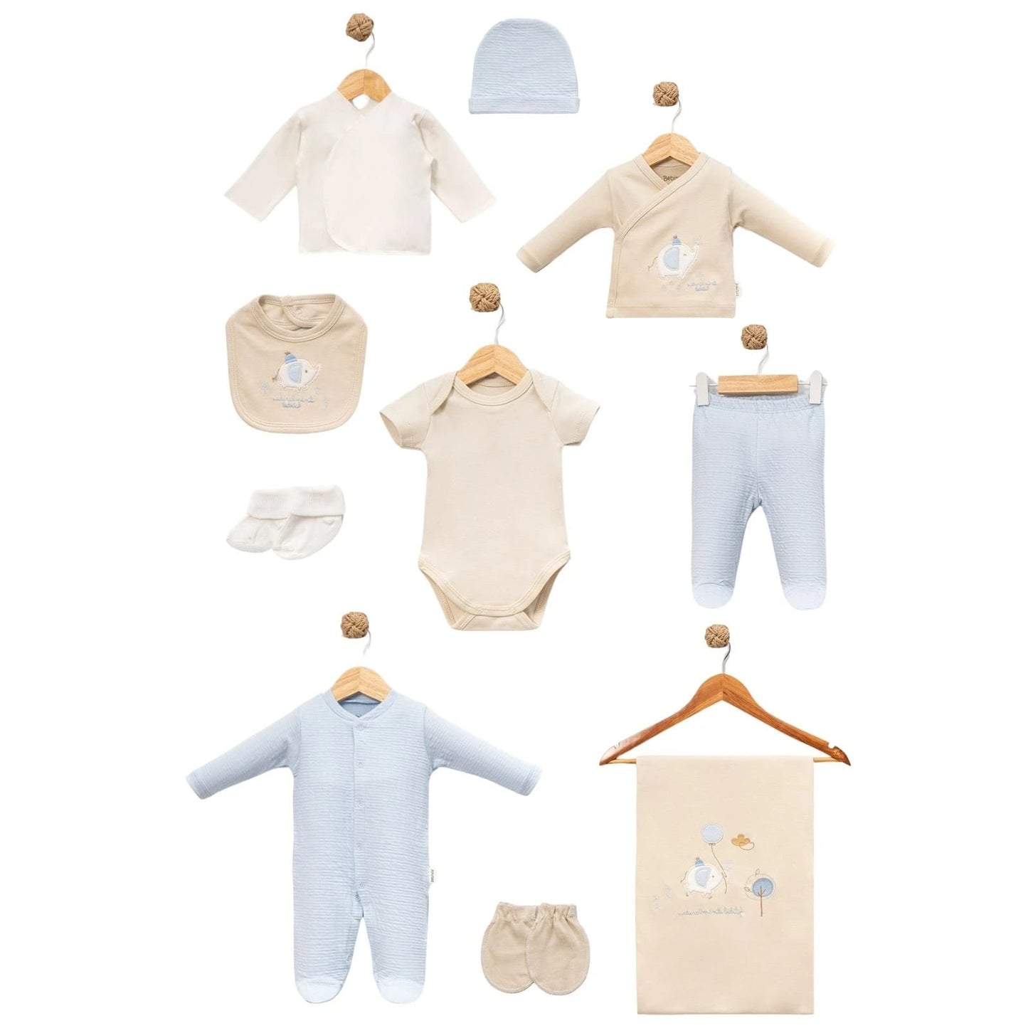 Elephant blue- 10 pieces hospital set
