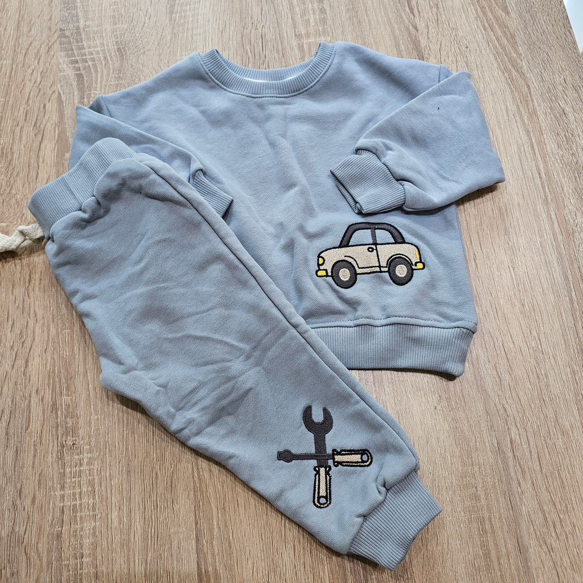 Car Grey - Cotton Set