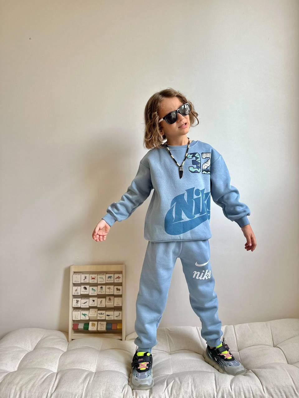 Nike blue - fleece set