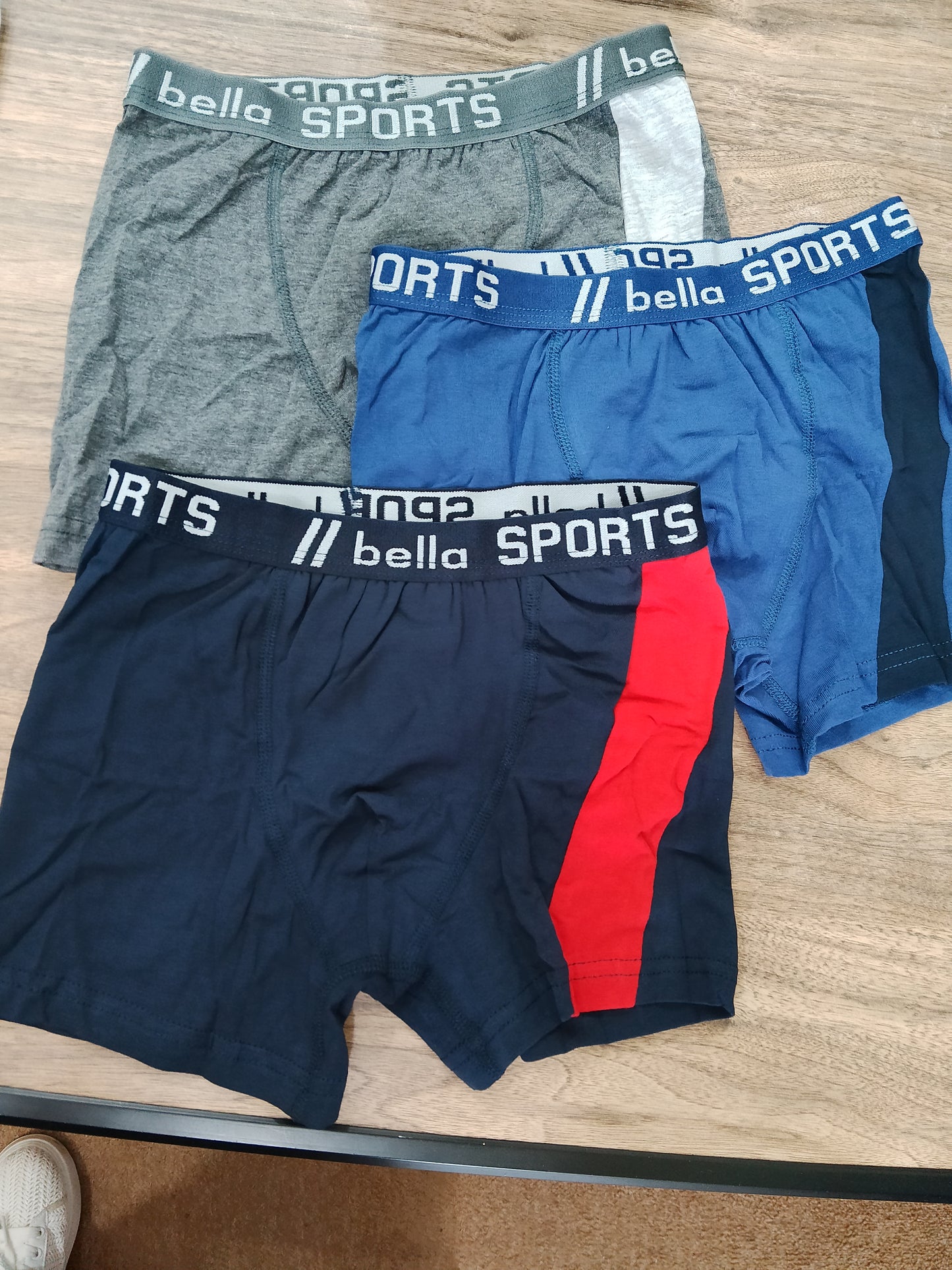 Bella sport boxers set of 3