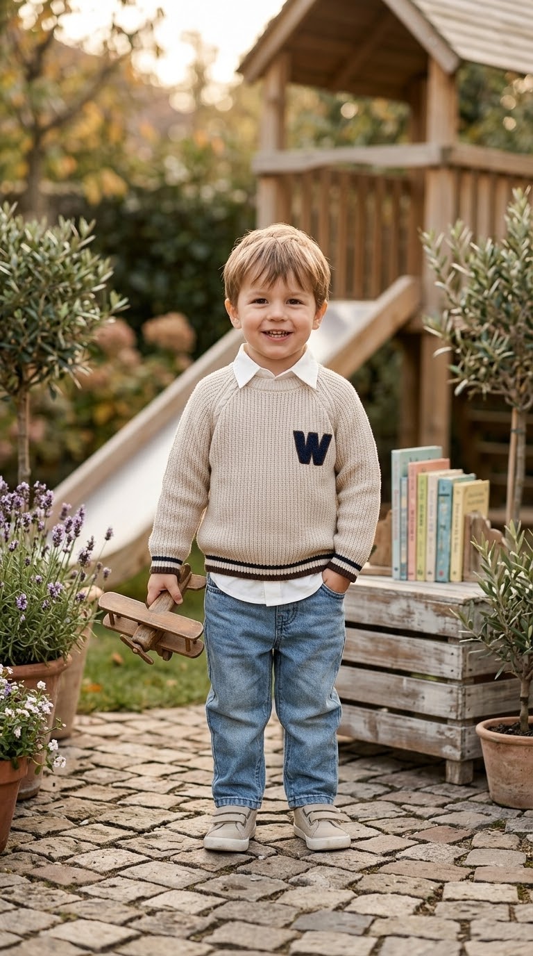 W navy set 3 pieces weeny