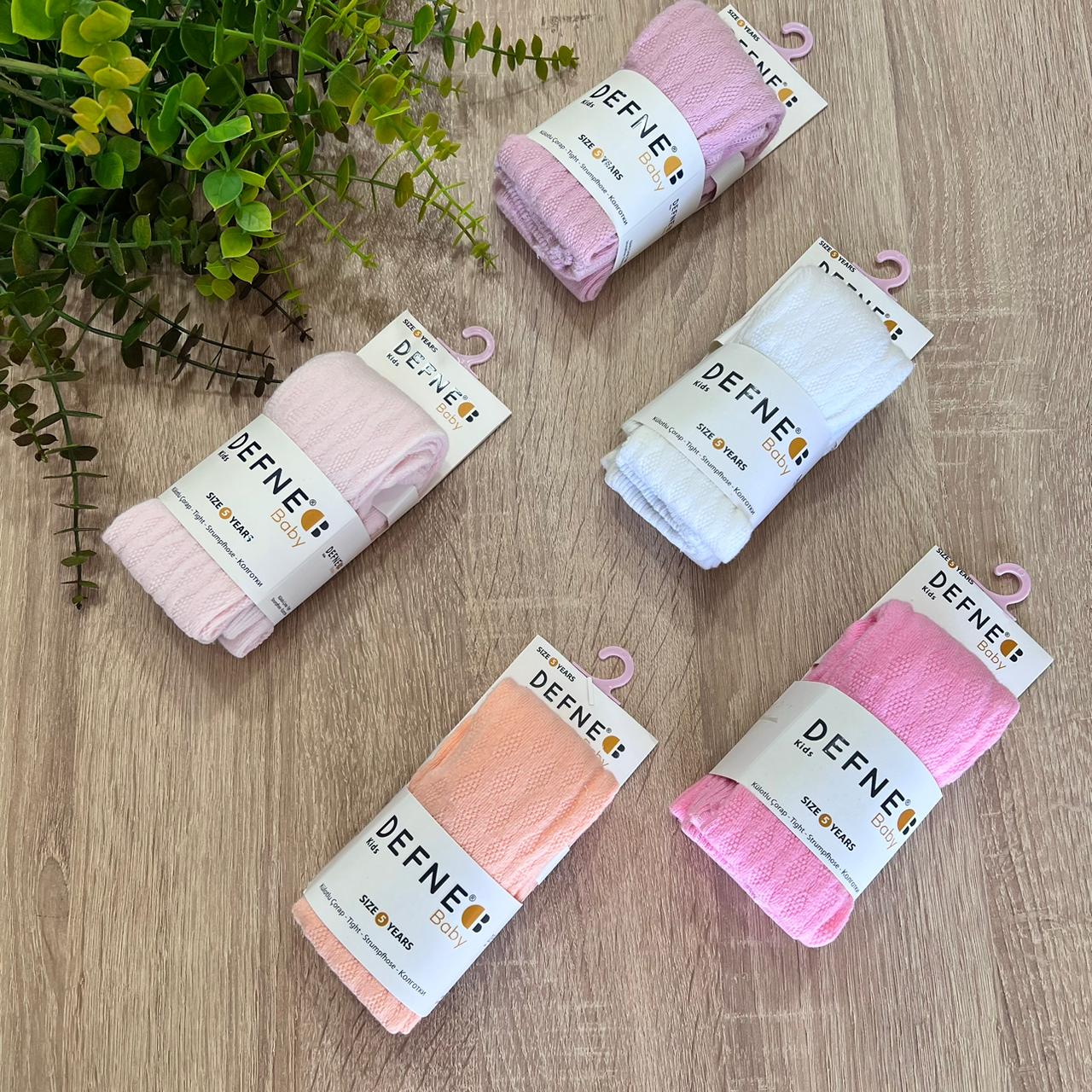 Tights cotton/ 5 years pastel colors