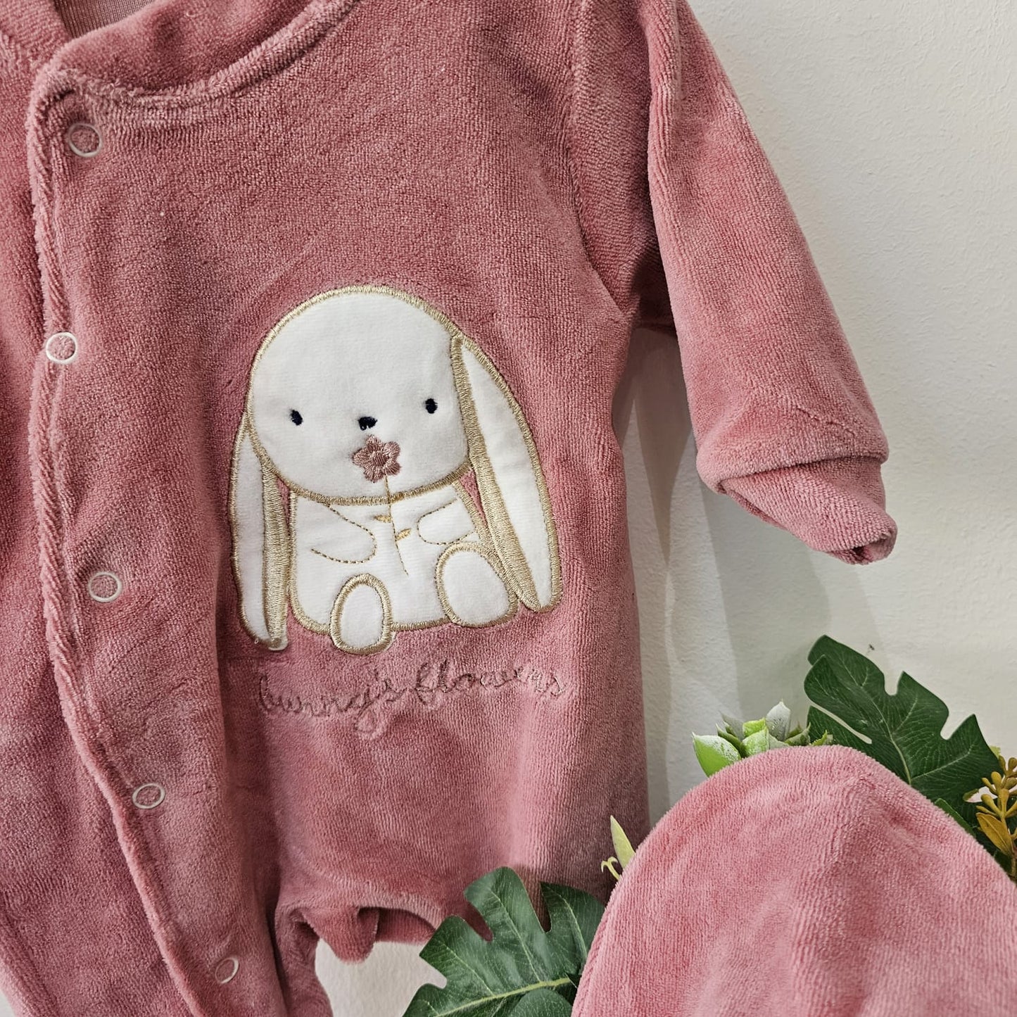 Brings flowers - velvet overall