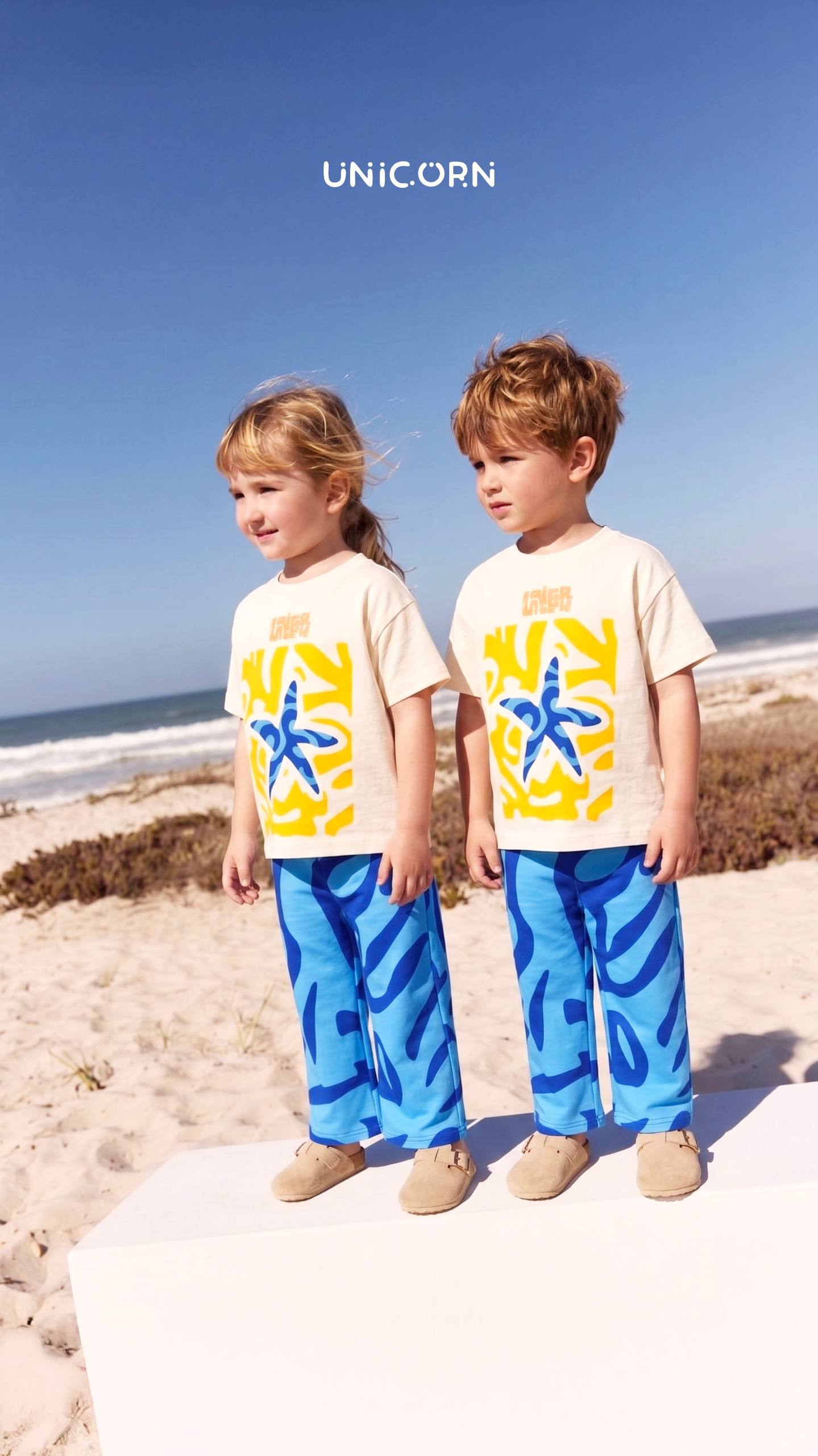 Star blue set _unicorn