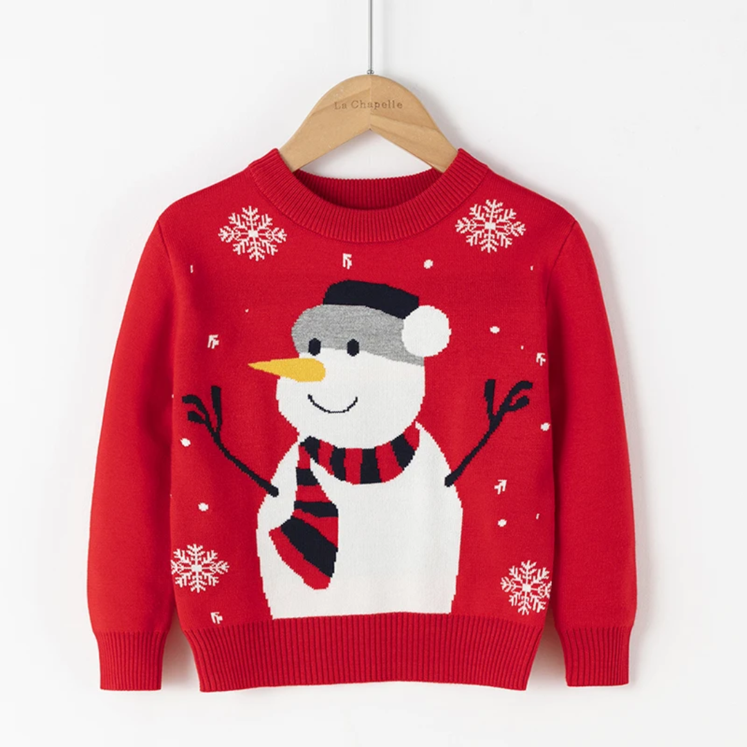 Snowman red - christmas sweater