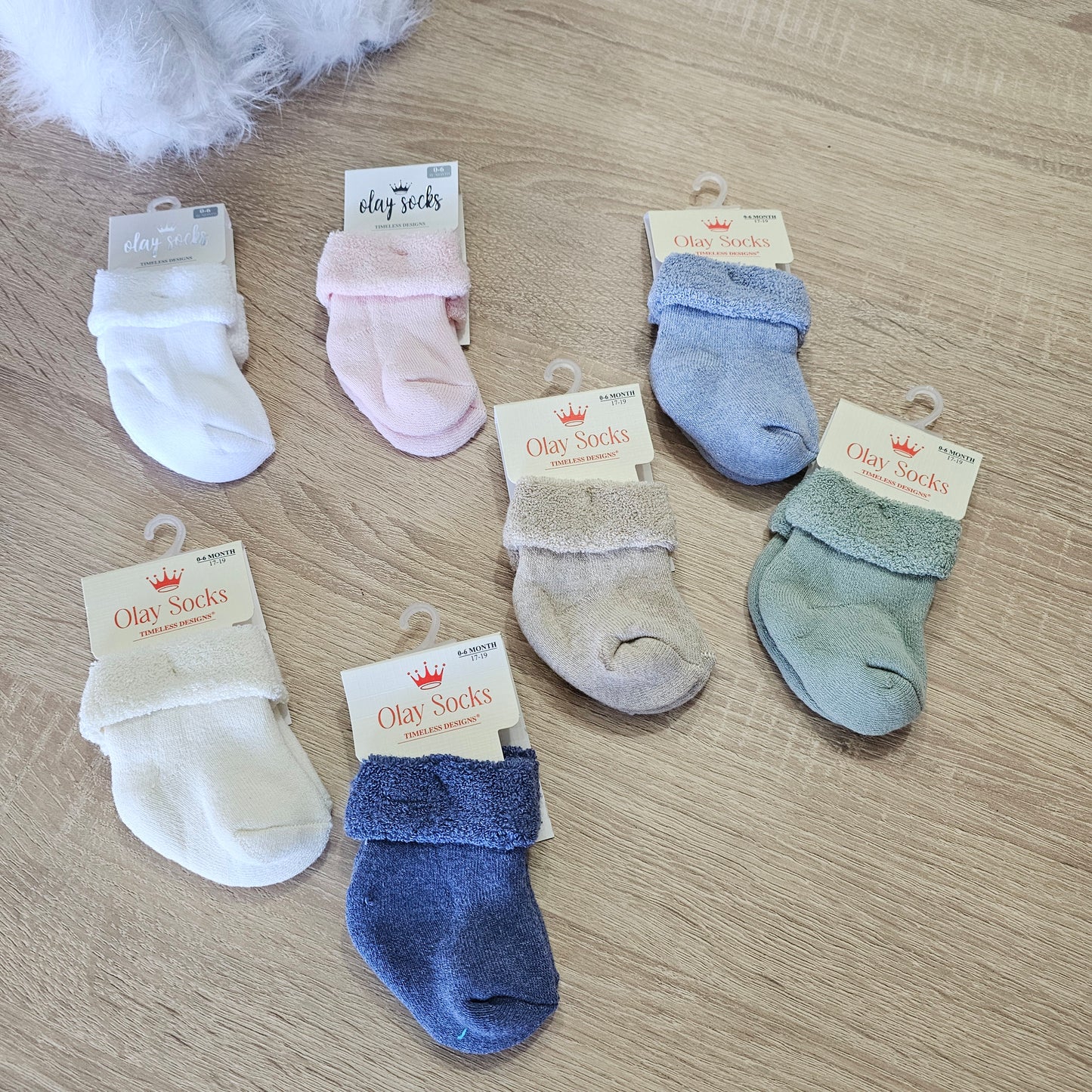 Fleece socks ( 0-6 months )