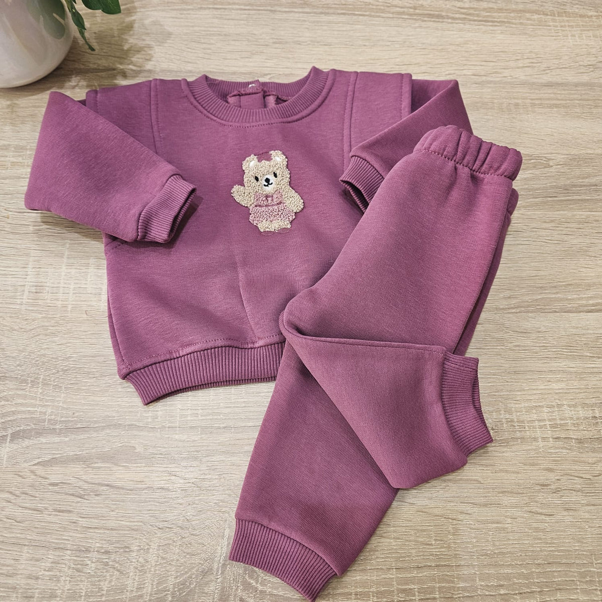Purple fleece set