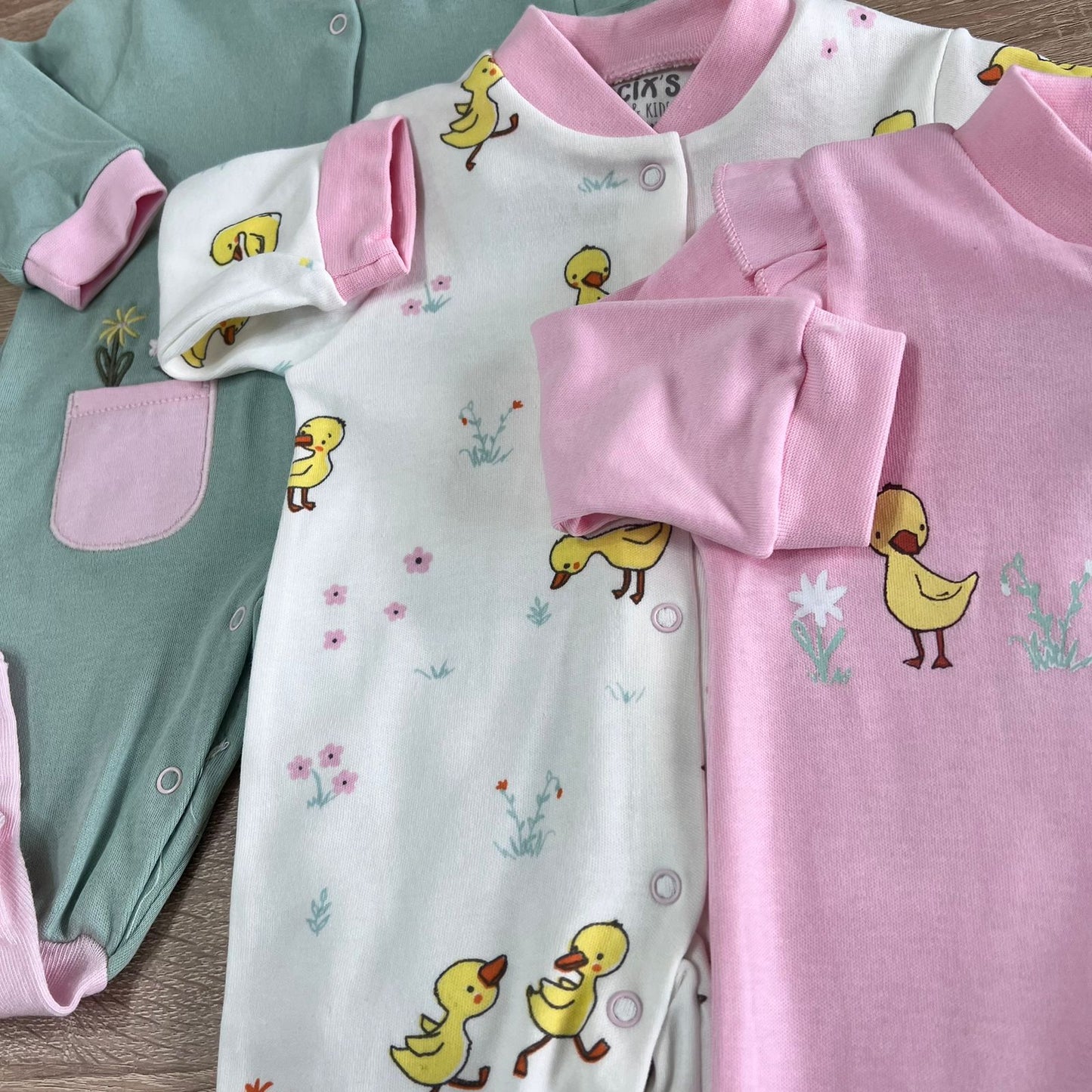 Duck overalls / cotton 3 in 1 pack