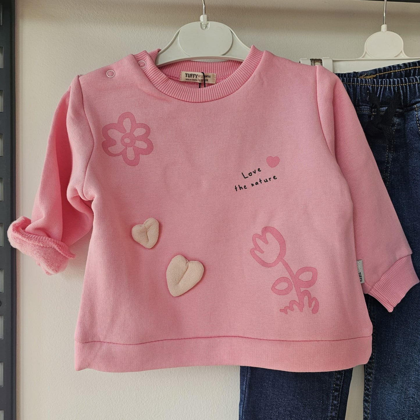Love the nature sweatshirt - fleece