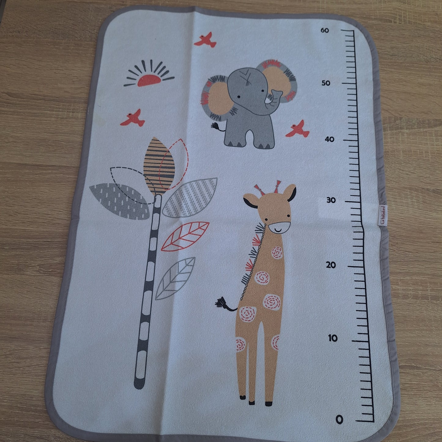 Changing mat elephant grey