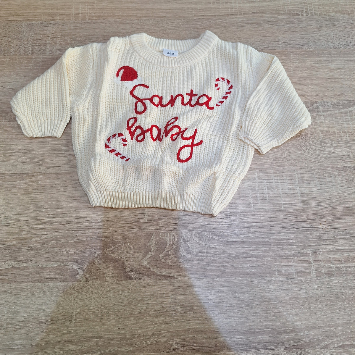 Wool top santa white