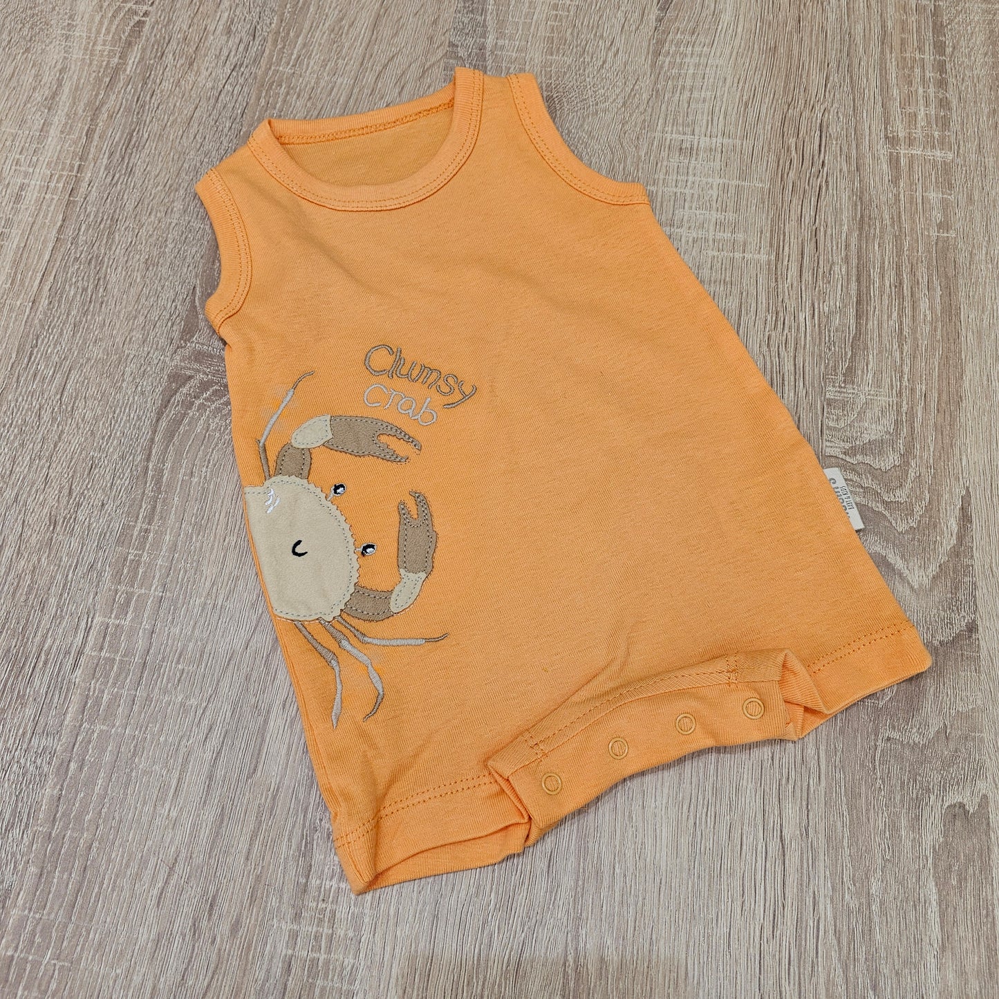 Clumsy crab cotton overall