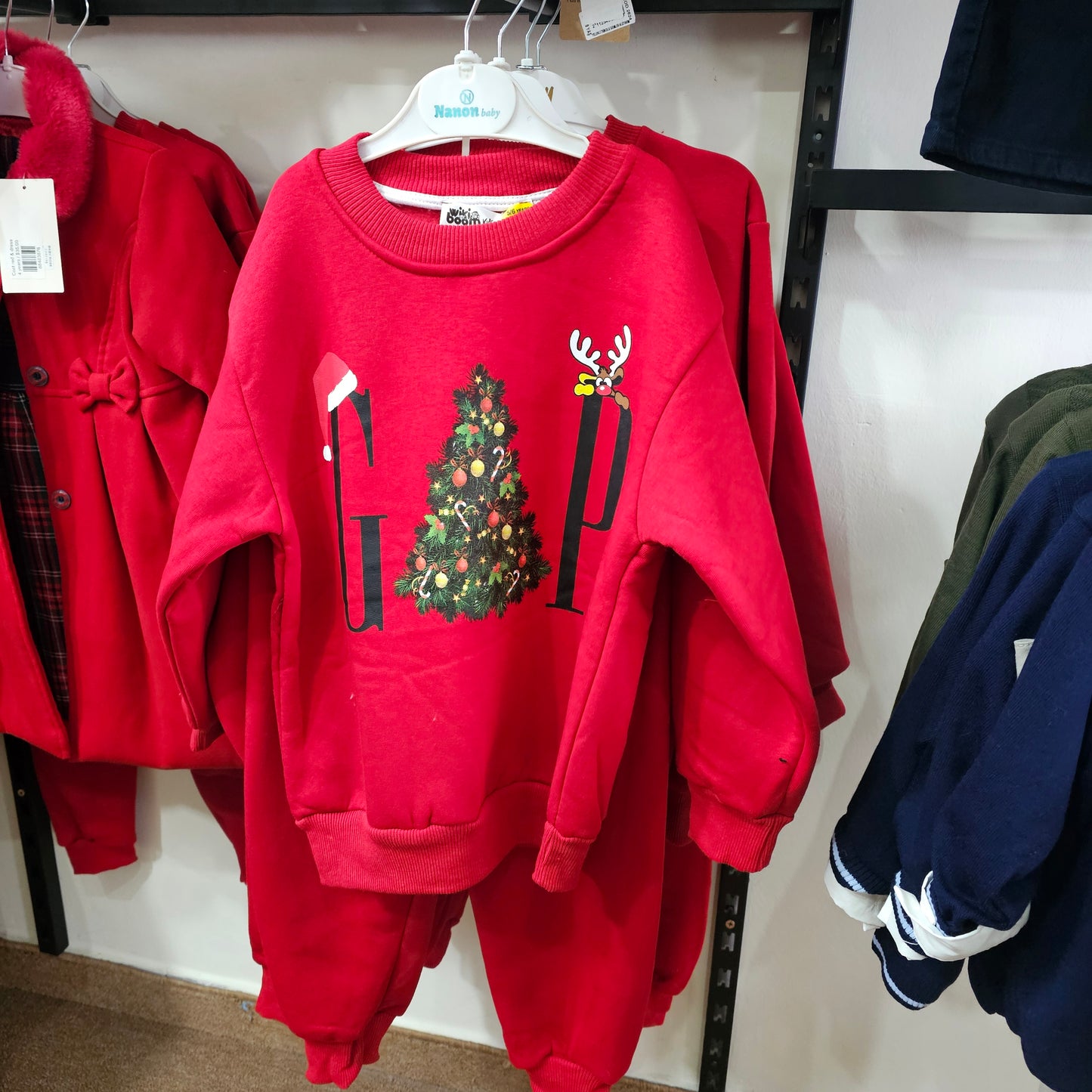 Gap christmas red - fleece set