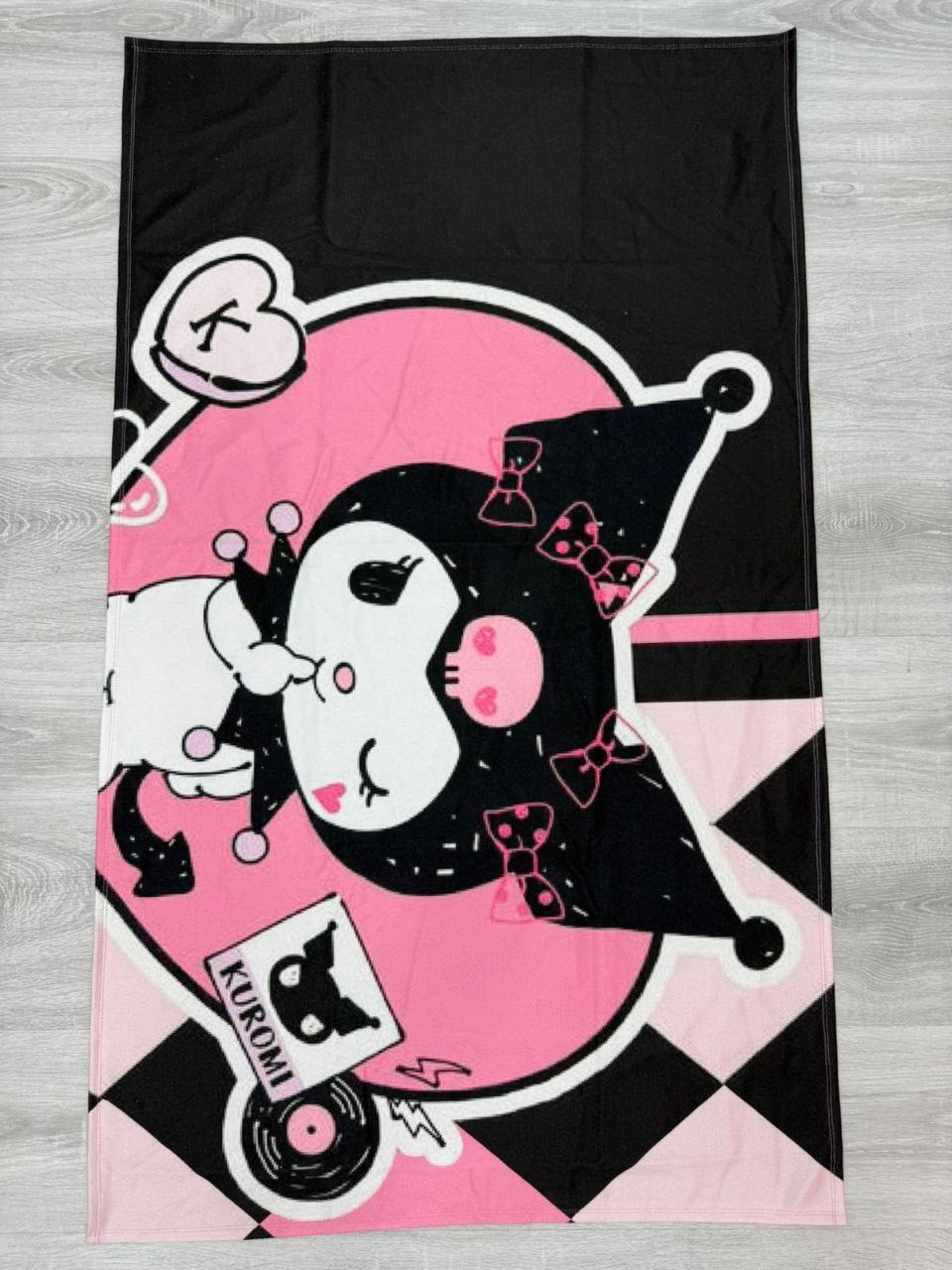 Kuromi black - Towel for beach