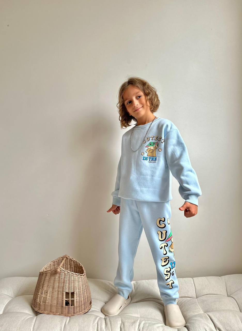 Cutest blue- fleece set