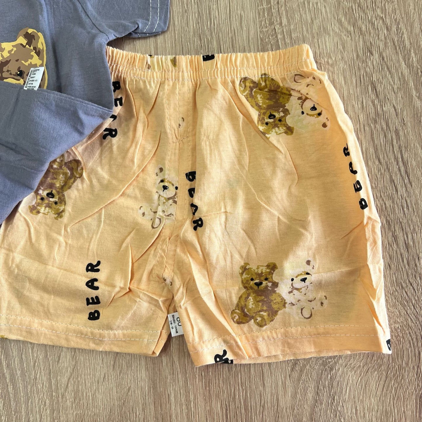 Teddy bear / pjs cotton