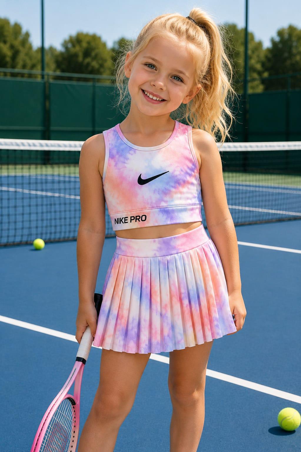 Colorful Tennis set
