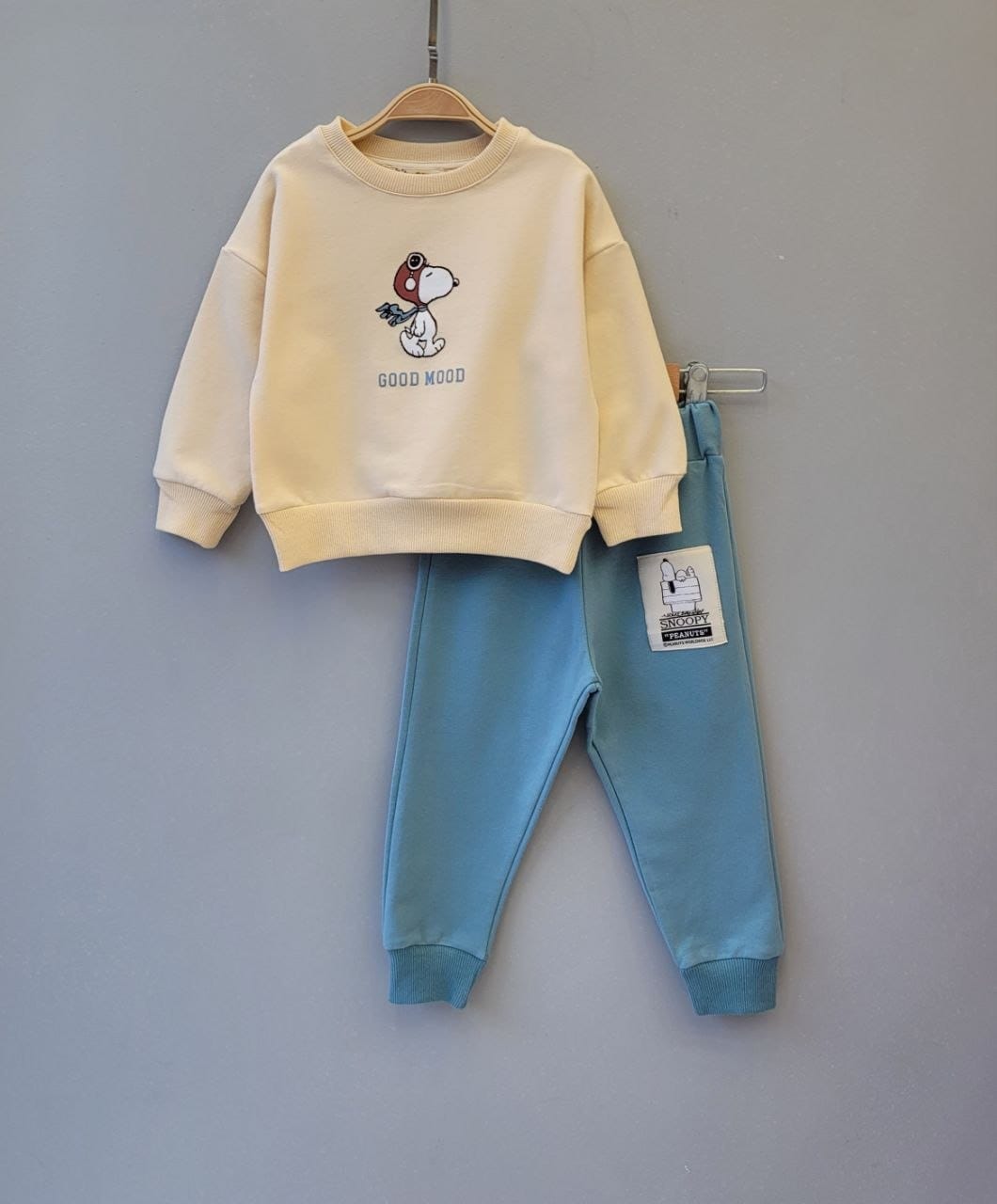 Snoopy Aqua - cotton set