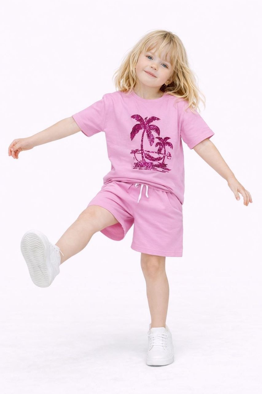 Palms pink Set -Wikiboom